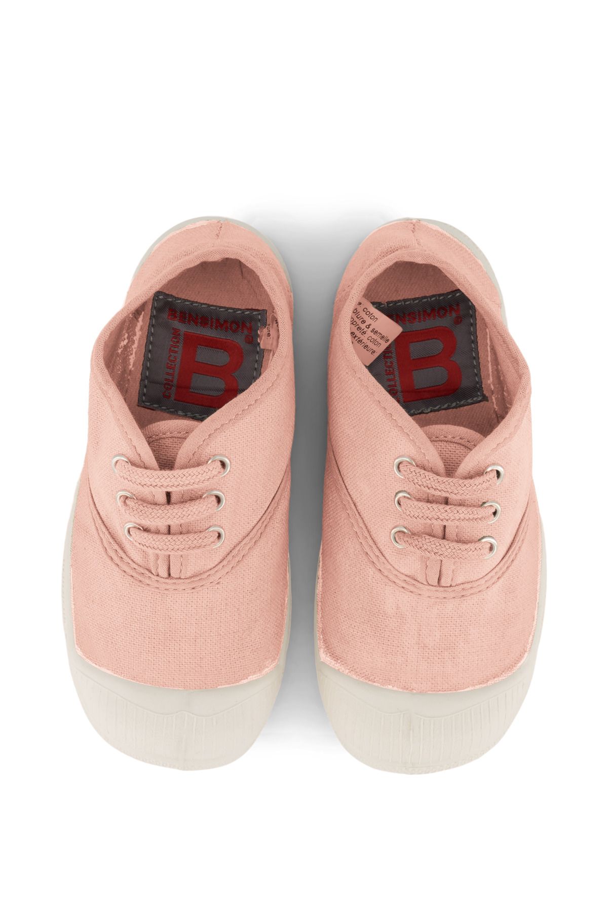 Bensimon Kids Tennis Lacets Enfant Rose Pale - Çocuk Ayakkabısı