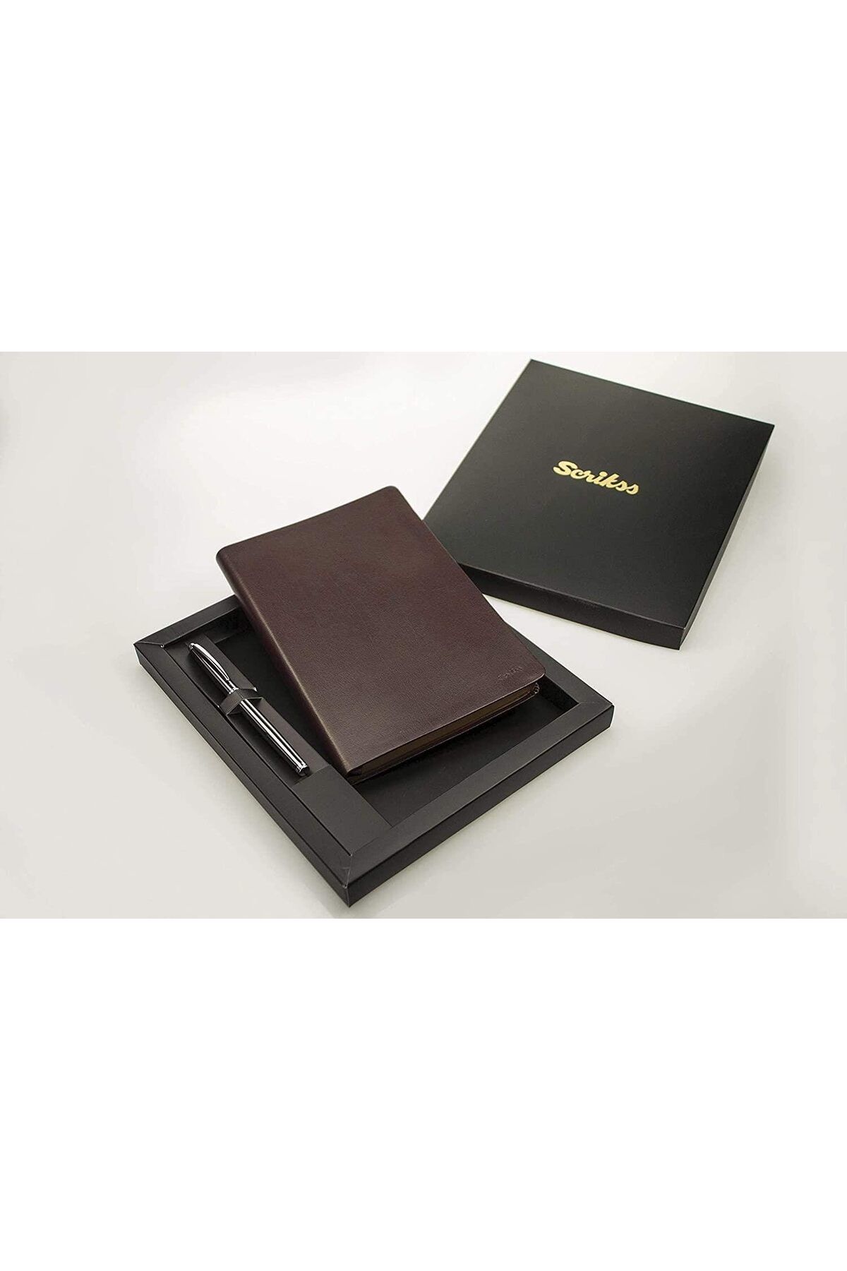 Mena Rise BlackShop Chester Defter Ve Kalem Set Siyah A5 1064272