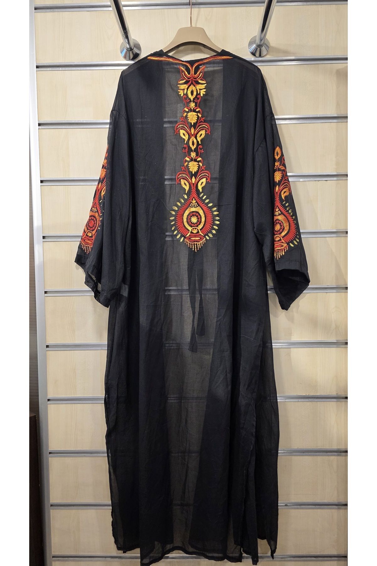 Park Moda Kimono Otantik Nakışlı Ham Pamuk