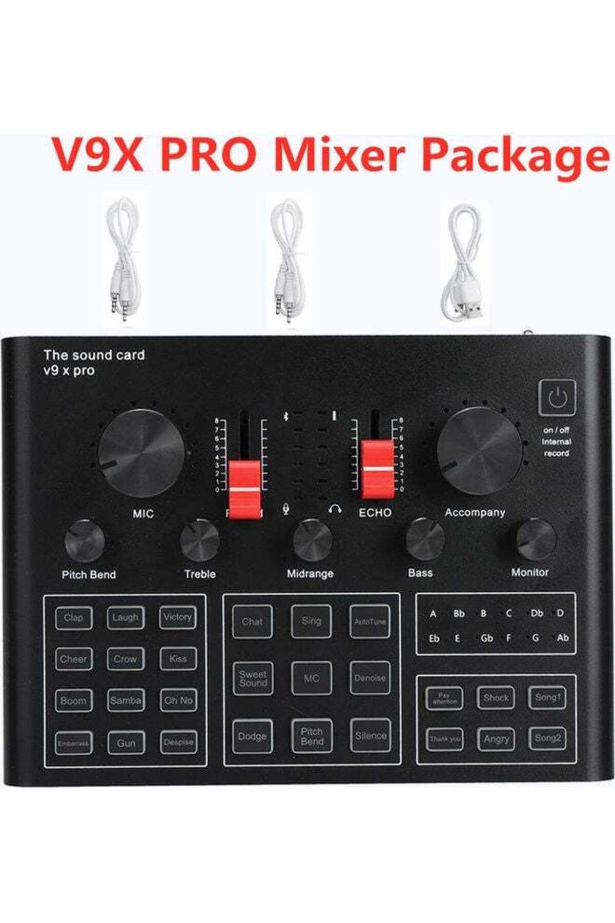 COOYA-Studio Recording Professional Sound Card Microphone Set PSM-Mic09 Black 2