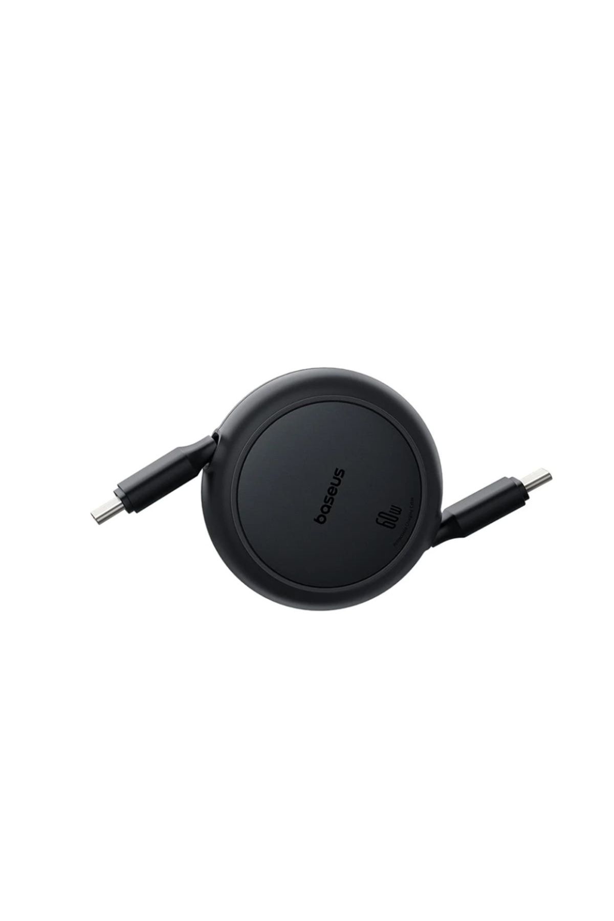 Baseus-Retractable Charging / Data Cable Type-C to Type-C, 60W, 1m, Baseus, Free2Pull Mini, Black 4