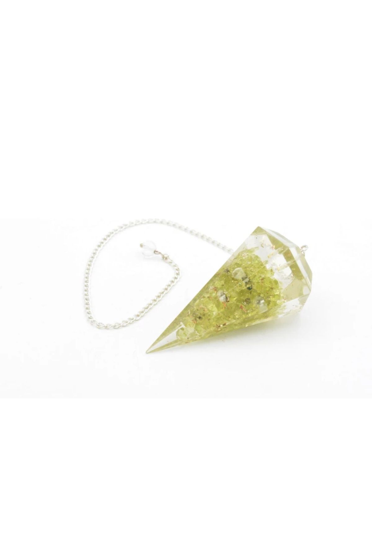 Taş-Mir Peridot Zebercet Taşı Orgonit Pandül