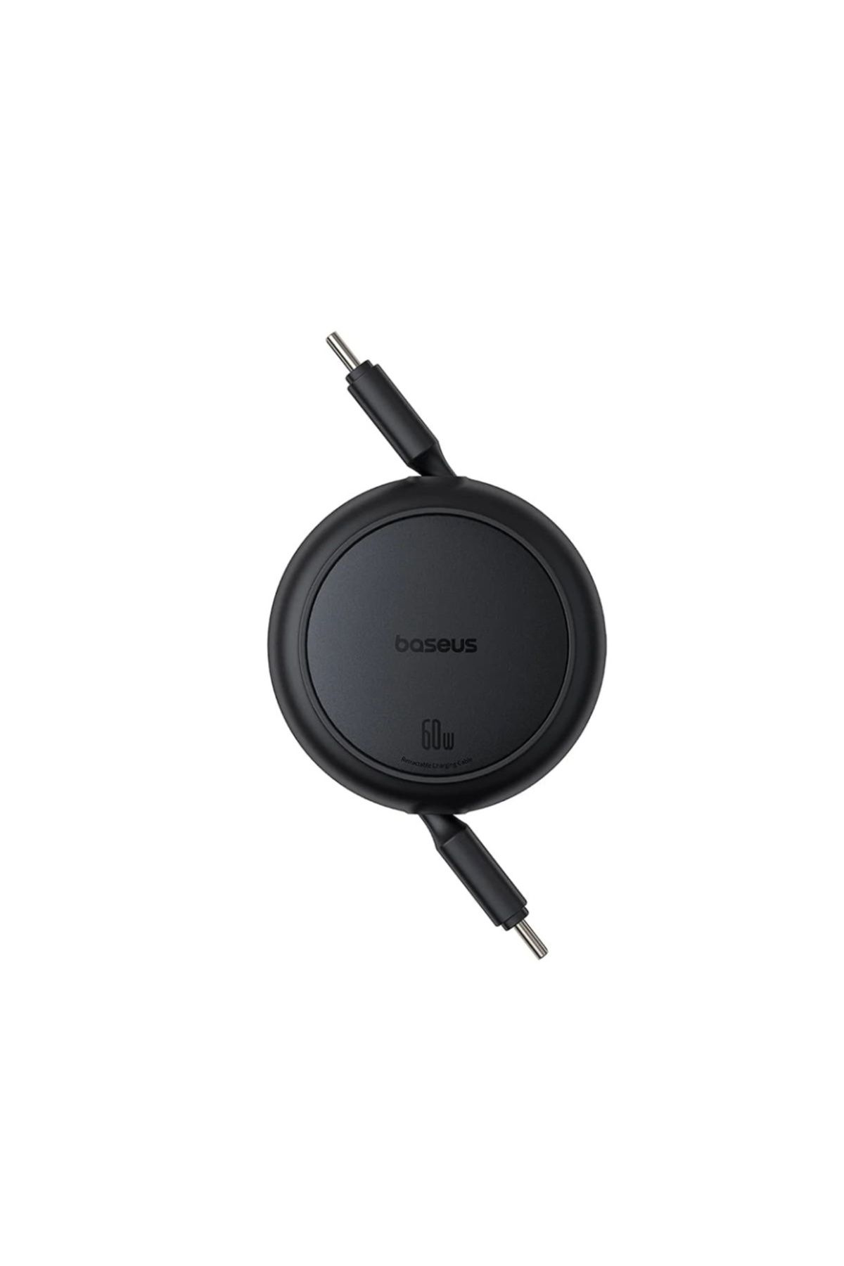 Baseus-Retractable Charging / Data Cable Type-C to Type-C, 60W, 1m, Baseus, Free2Pull Mini, Black 2