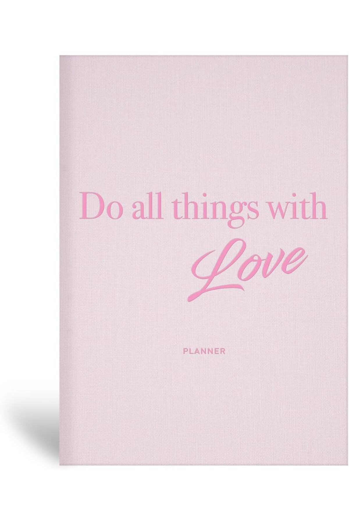 Mena Rise BlackShop Color 15x21 Keten Süresiz Planlayıcı Ajanda Defter Pembe 1064272