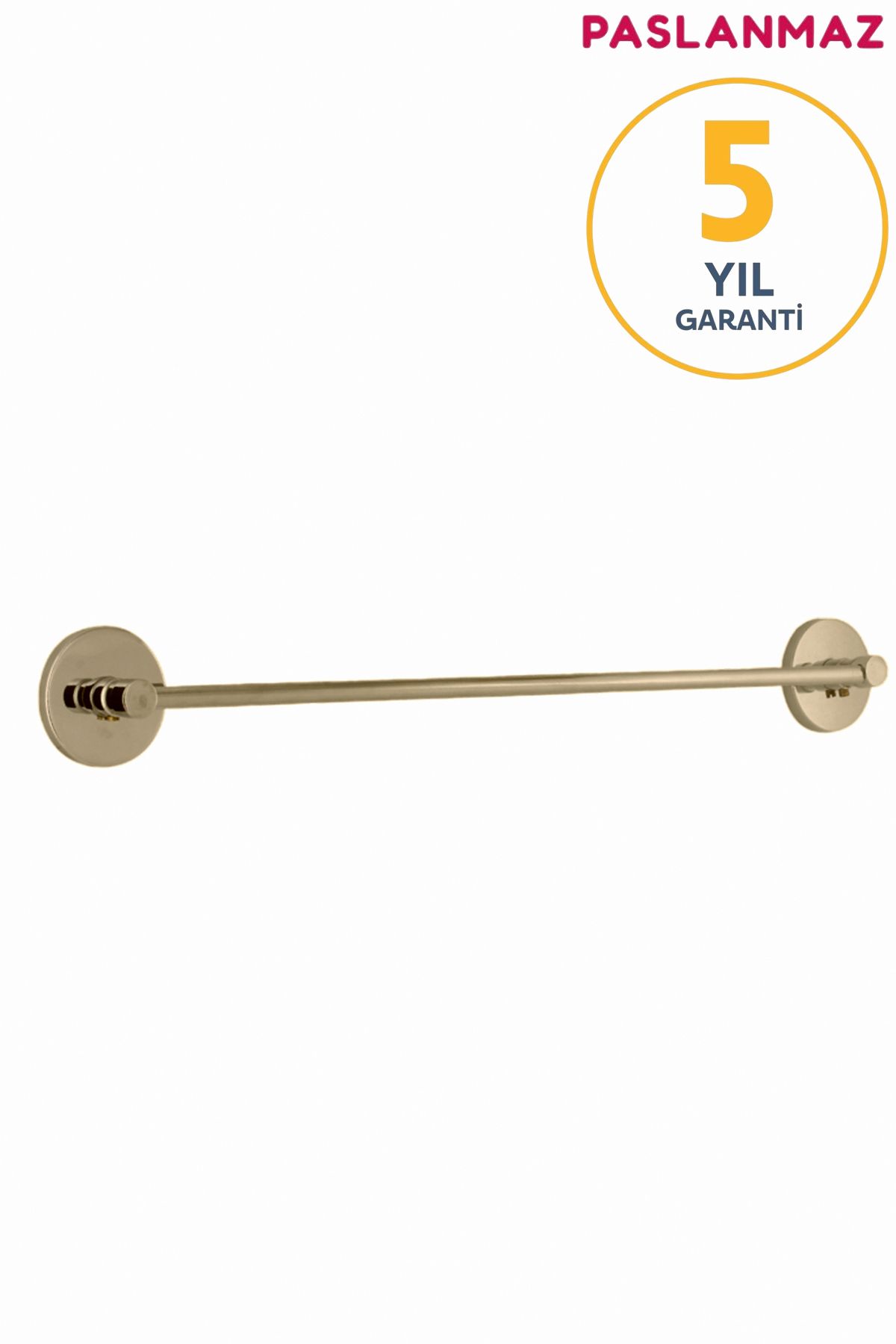 BanyomHome Paslanmaz Pirinç Ege 45 cm Uzun Havluluk Altın Gold