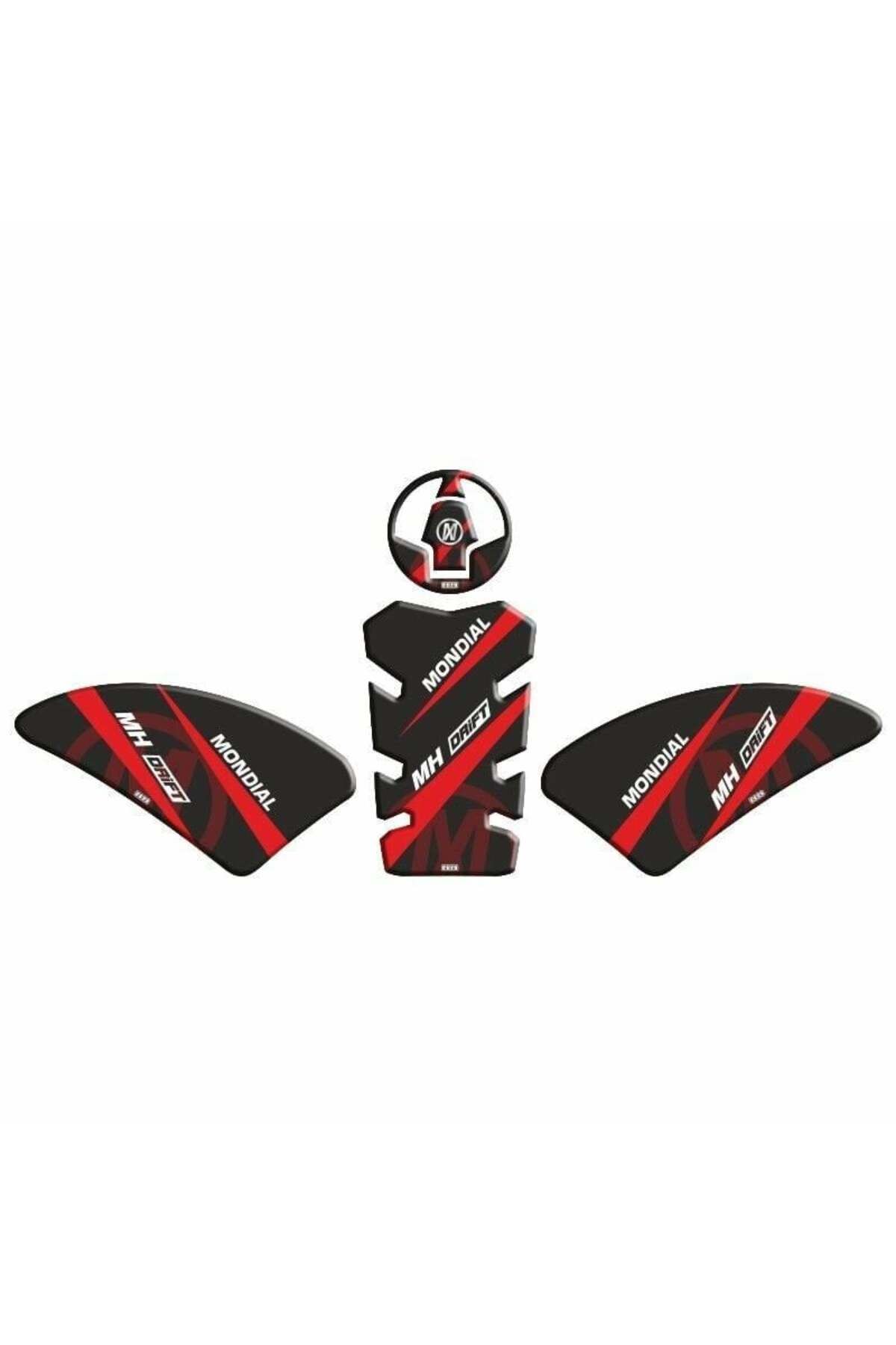 GOGOPREMİUM MONDİAL MH DRİFT L 125 2019 - 2024 UYUMLU Tank Pad 005