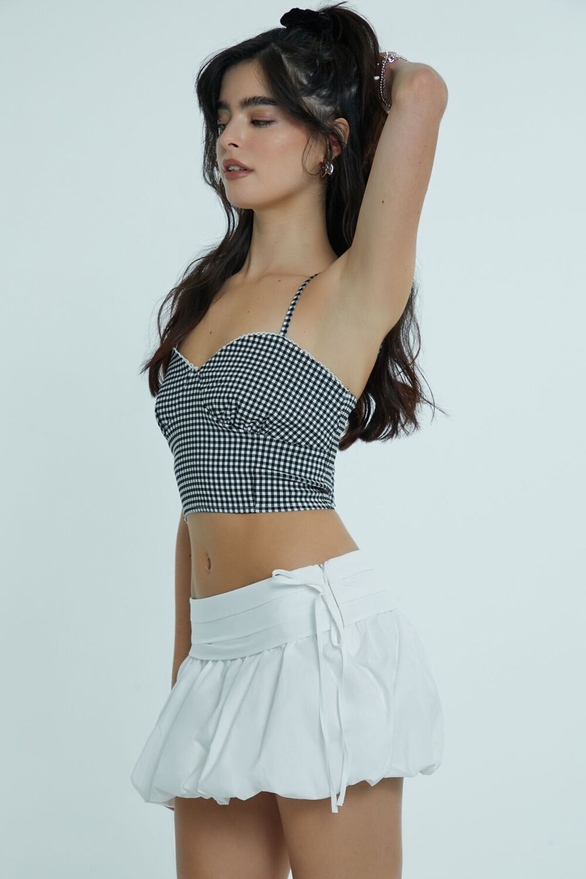 Forever 21 Pötikare Kalp Yaka Bluz
