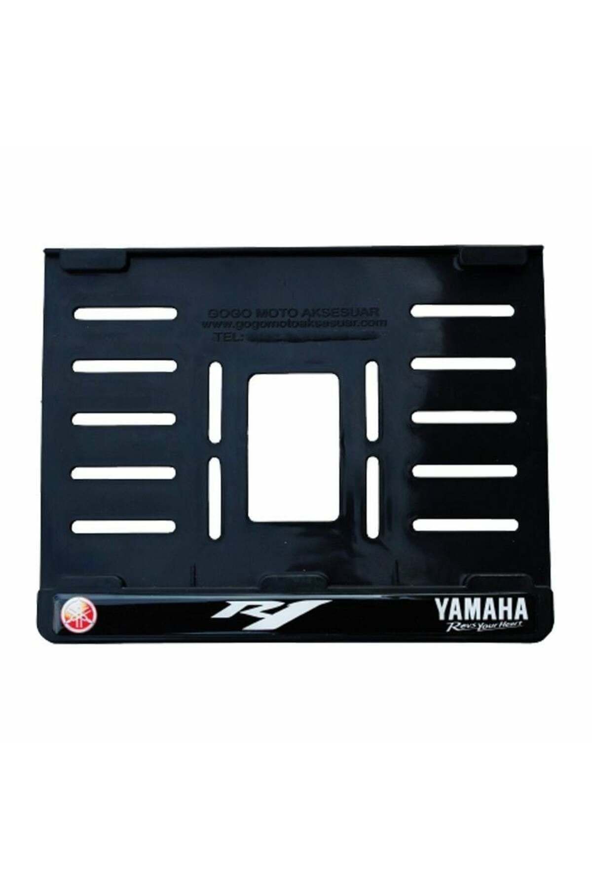 GOGOPREMİUM YAMAHA R1 UYUMLU 2 PLASTİK (15x24 cm) KIRILMAZ PLAKALIK