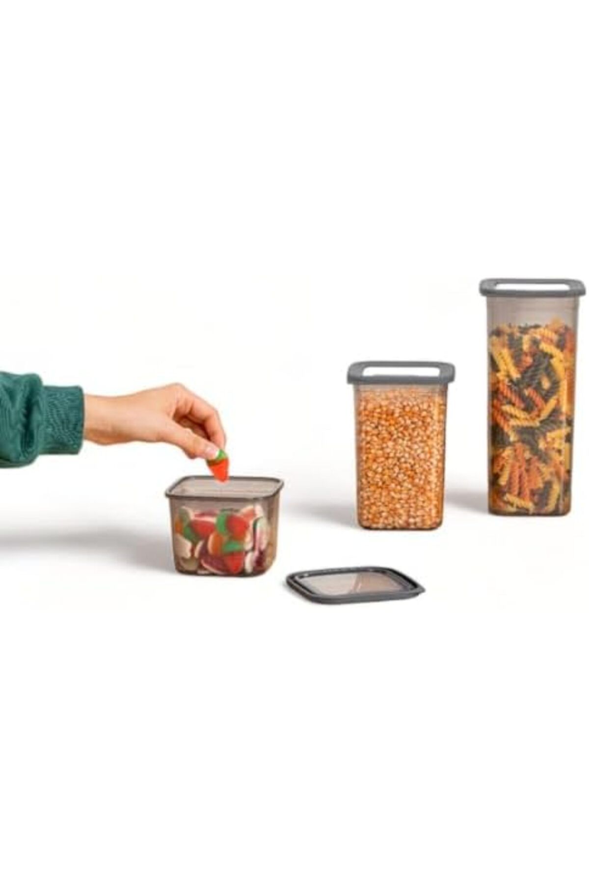 AC BOX-12 pcs 1300mlSquare Food Storage Container with Leak-Proof Vacuum Lid1300ml Square Food Storage Container 2