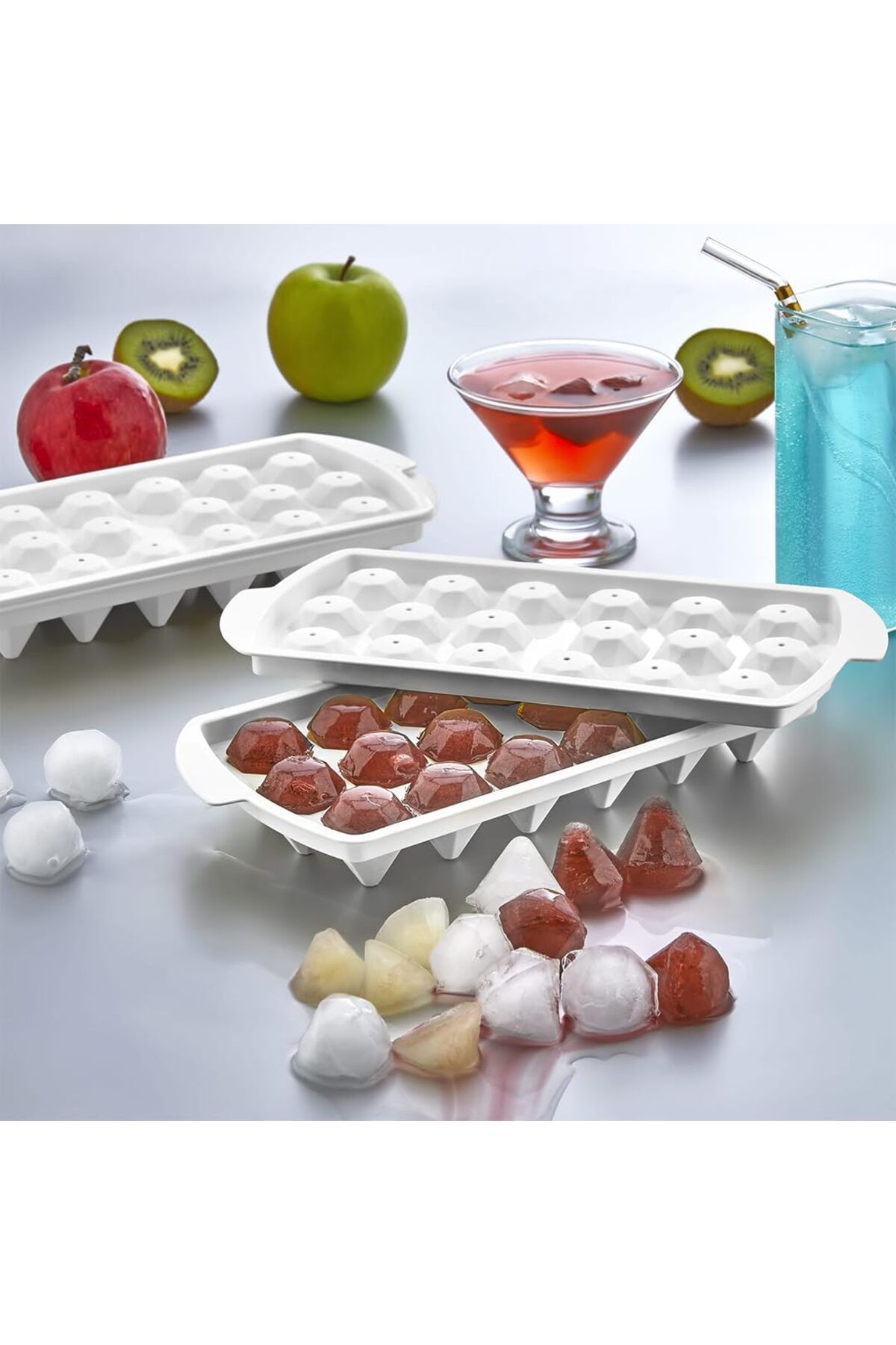 Mena Rise TuonShop Şekilli Buz Kalıbı, 18 Bölmeli, Kapaklı 1122991