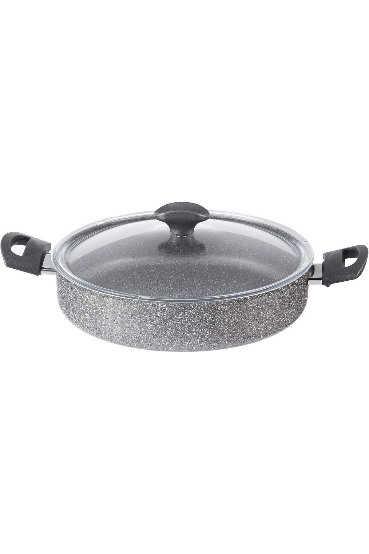 Mena Rise BlackShop Fred Karnıyarık Tenceresi, Gri Kırçıllı, 28 cm 1064272