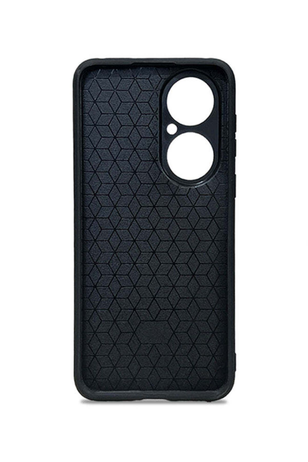 Tolwak-Huawei P50 Pro Protective Case Cover Round And Cross Shape Pattern 3
