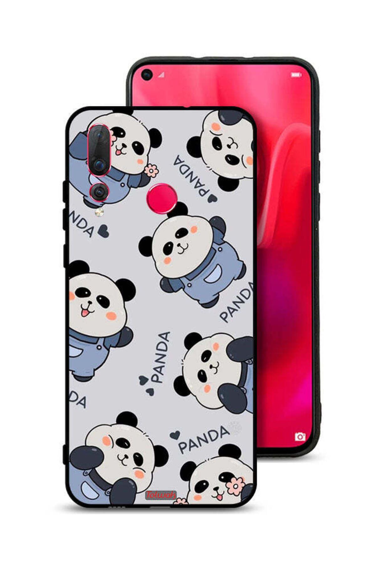 Tolwak-Huawei nova 4 Protective Case Cover Pattern Of Pandas 1