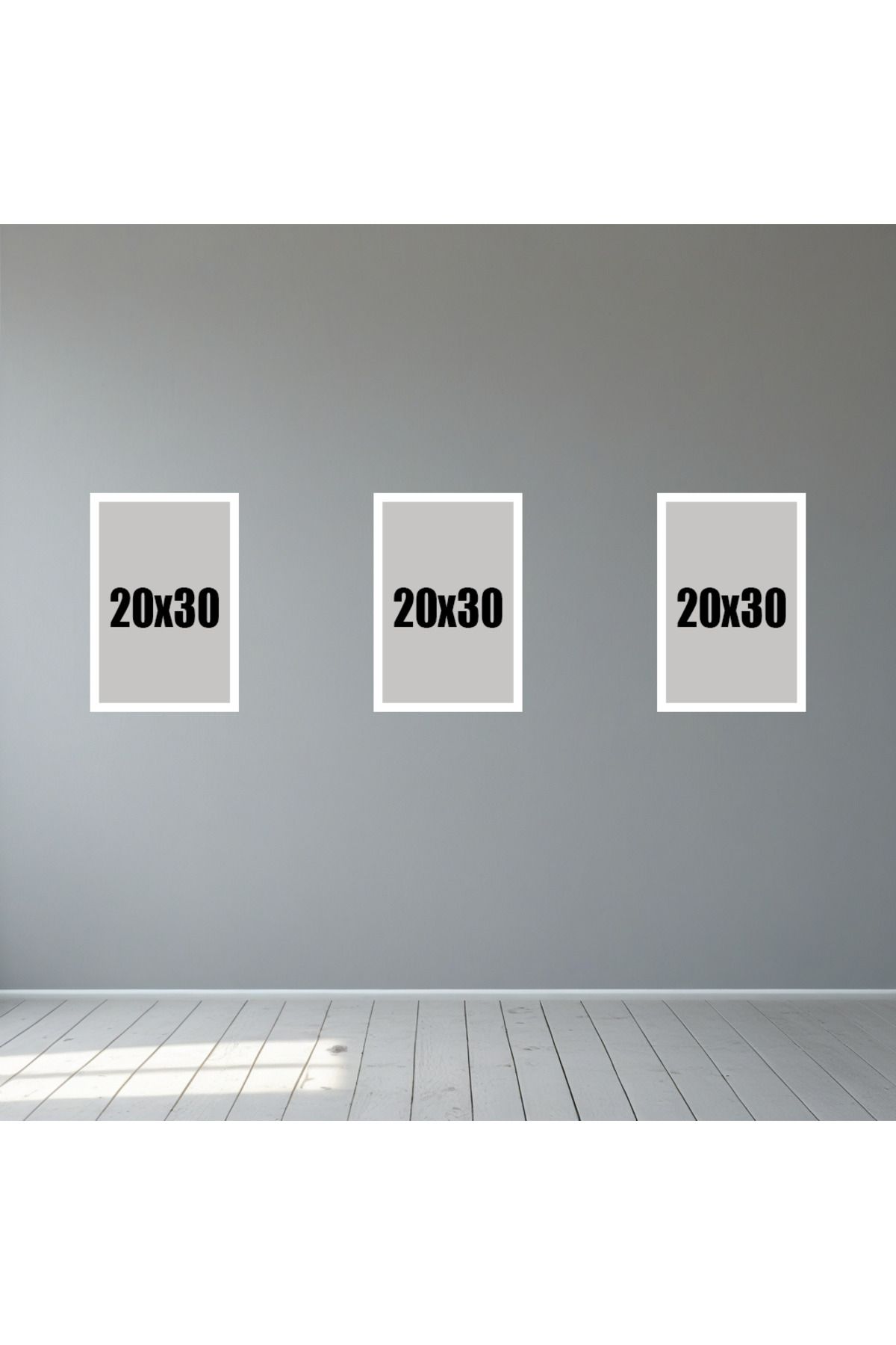 Tooall 20x30 Beyaz Boş Fotoğraf Çerçevesi Seti – 1’li, 2’li, 3’lü, 6’lı, 9’lu Duvar Dekor Çerçevesi