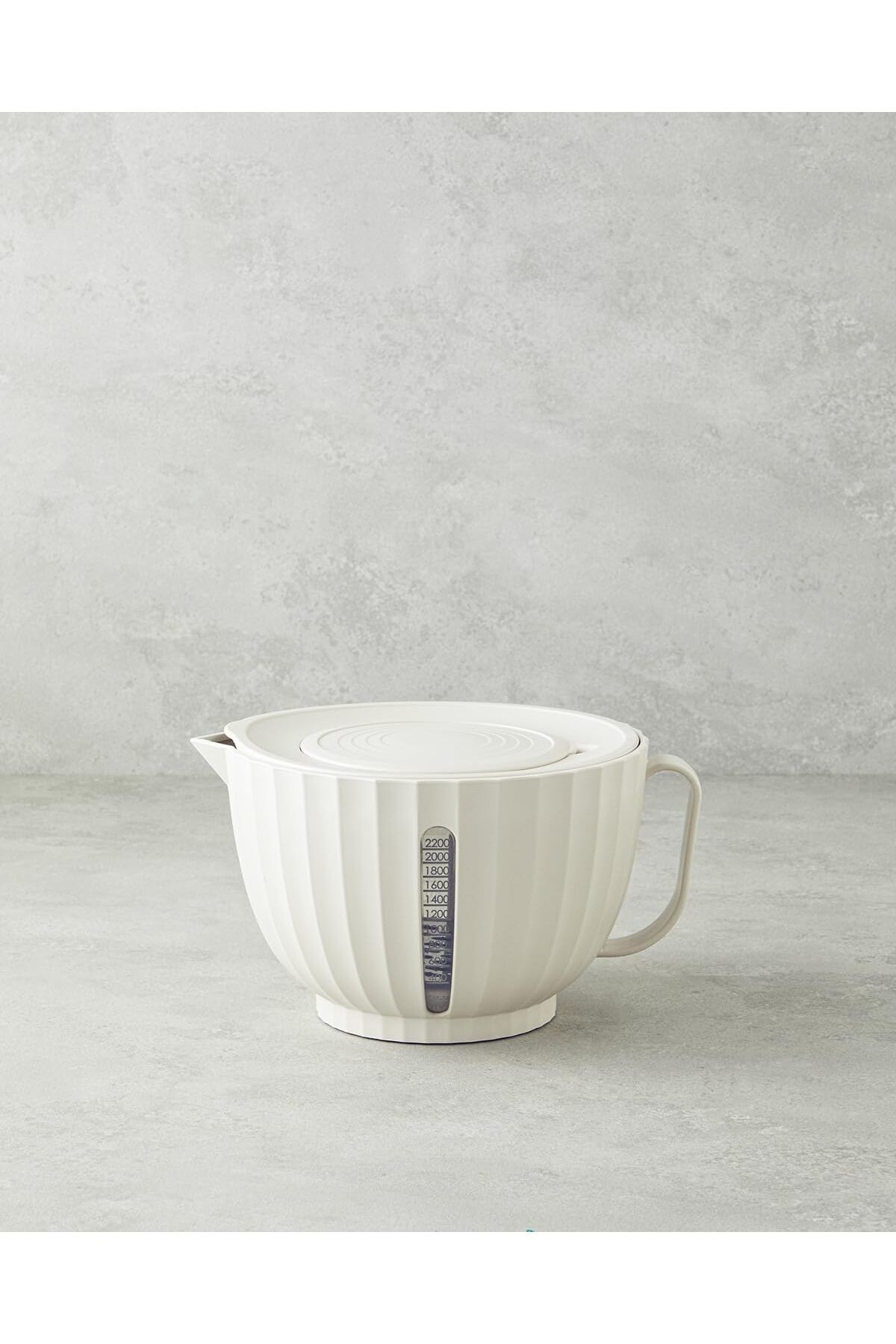 Mena Rise BlackShop Home Candace Plastik 4 Parça Karıştırma Kabı Krem 1064272