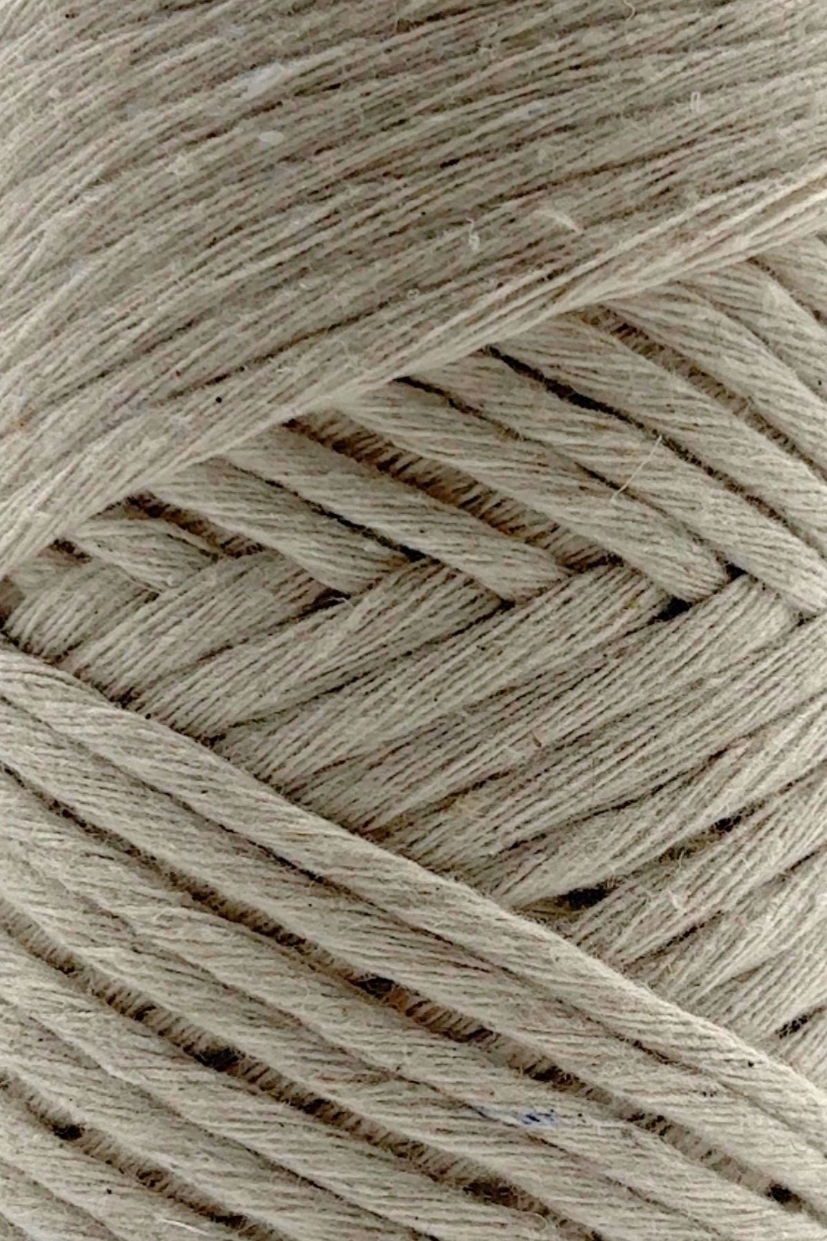 SENSY-Tarnishable Macrame Cord 3mm Tarnishable Cotton Macrame Cord Macrame Cord Natural White 2