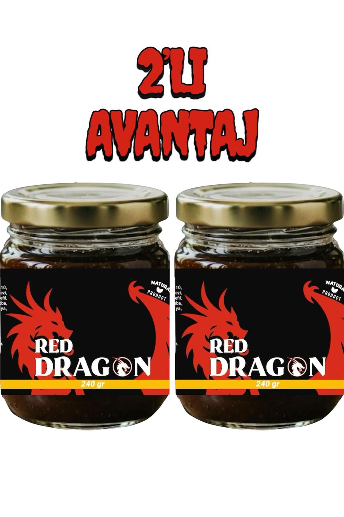 Red Dragon Ginsengli Macun 2 X 240 gr Red Dragon Haz Ve Performans Yükseltici %100 Orijinal Gizli Kargo