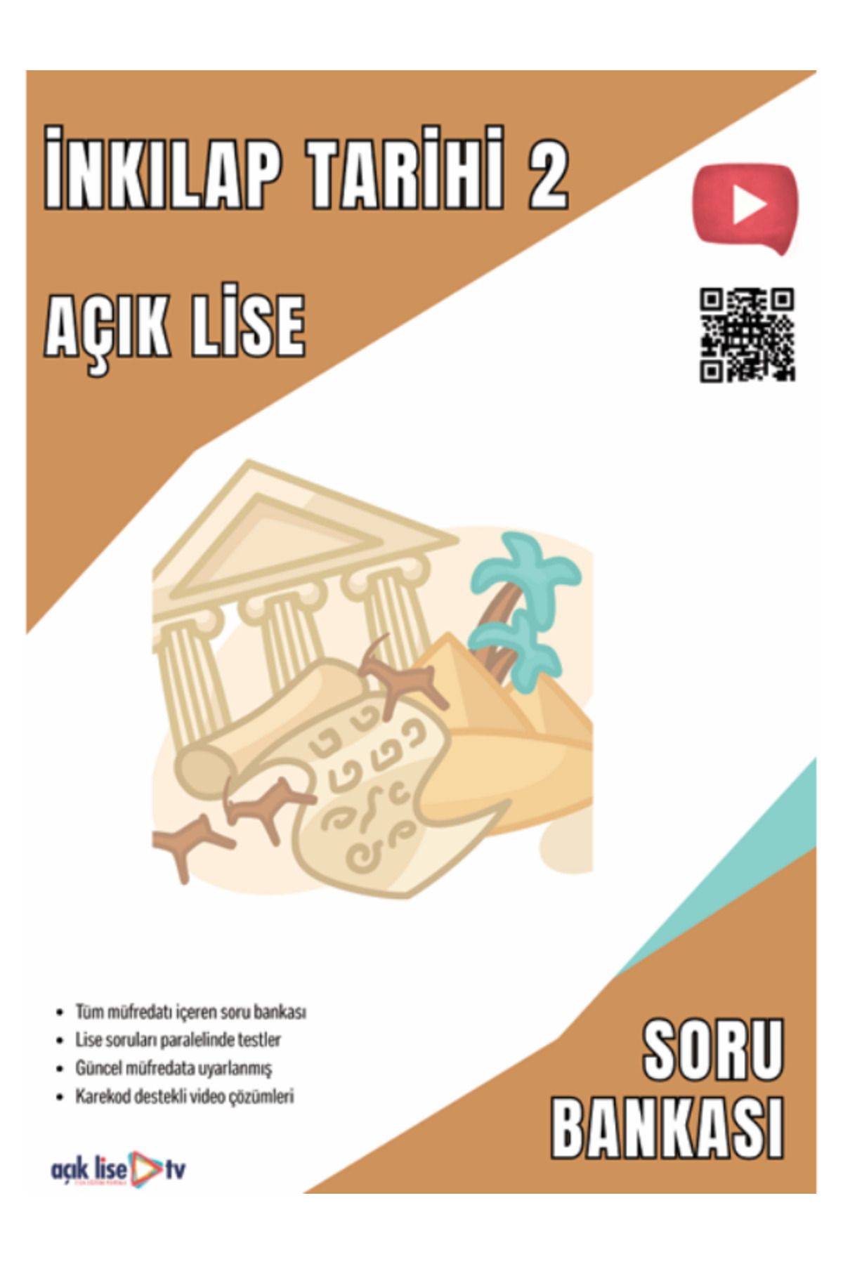 Açık Lise TV Açık Lise T.c Inkilap Tarihi Ve Atatürkçülük 2 SORU BANKASI - Güncel Müfredat