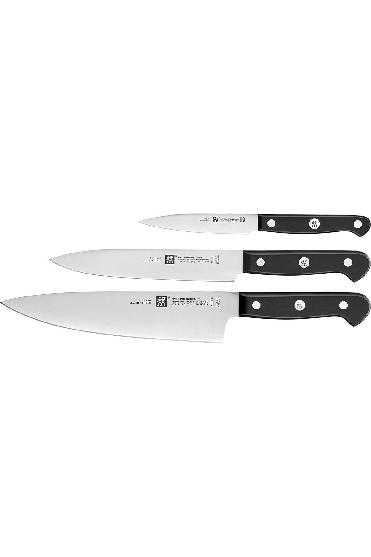 Mena Rise BlackShop Gourmet Bıçak Seti, 3 Parça 1064272