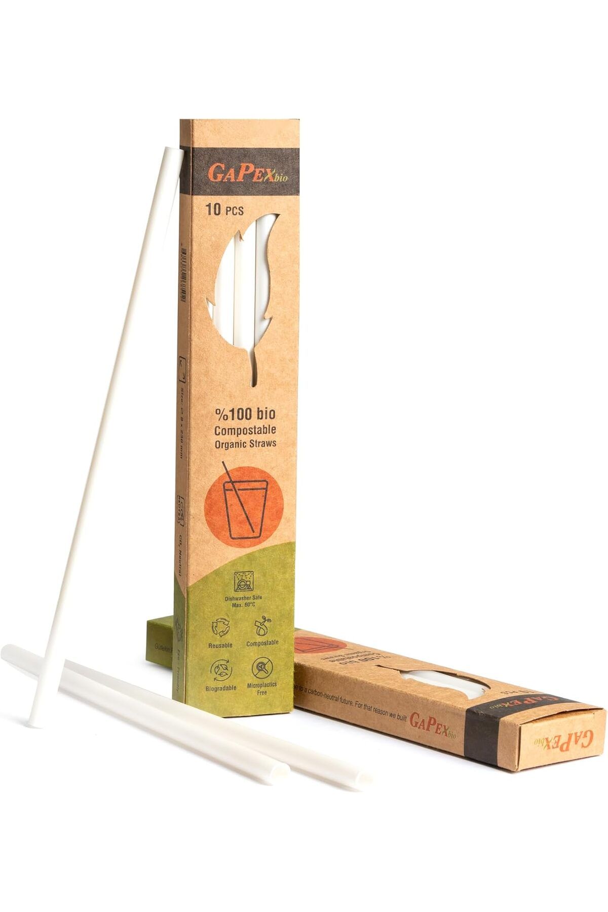 Mena Rise TuonShop Bio Naturel (%100 bitki bazlı), Tekrar Kullanılabilir, Kompostlanabilir, Biyoçözünür