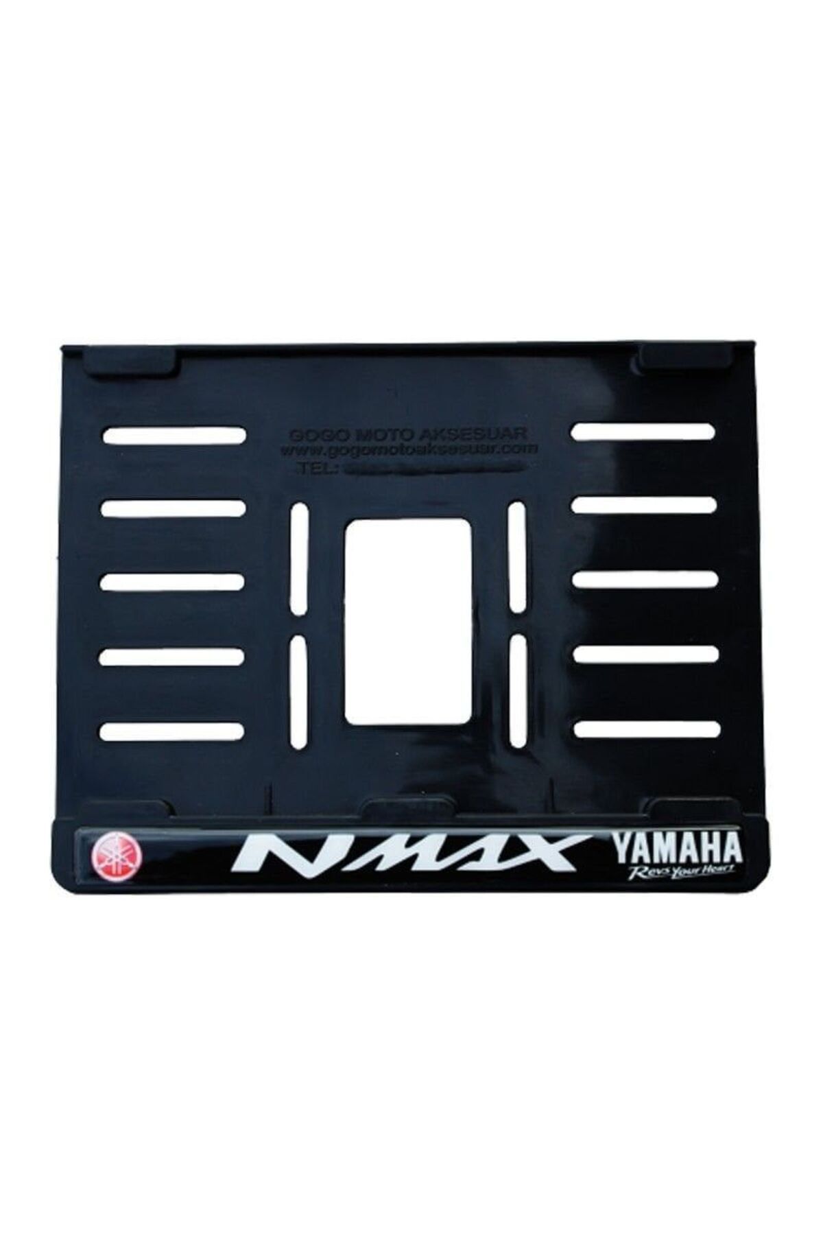GOGOPREMİUM YAMAHA NMAX UYUMLU 2 PLASTİK (15x24 cm) KIRILMAZ PLAKALIK
