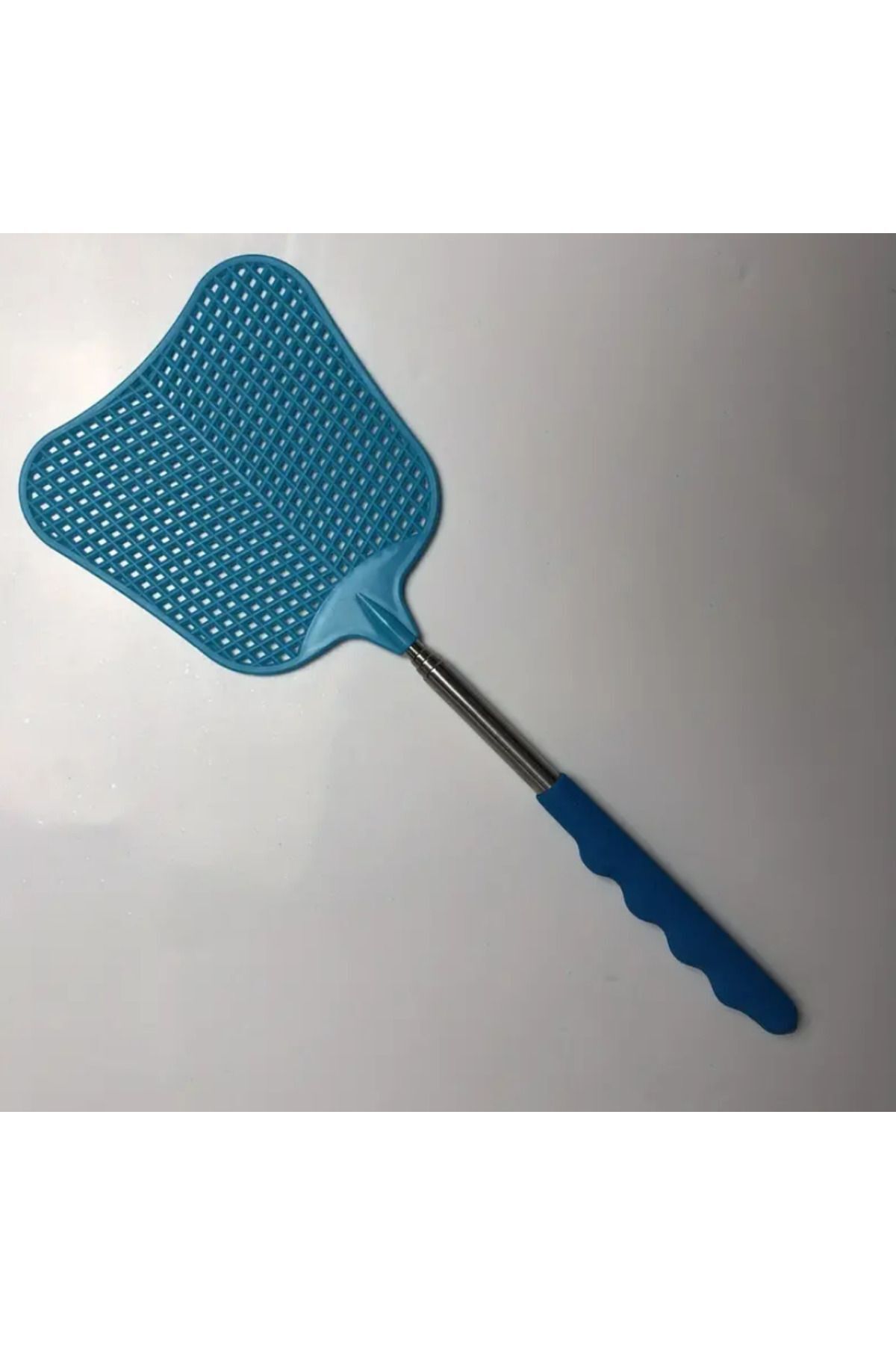teknotrust Paslanmaz Çelik Metal Saplı Uzayıp Kısalabilen Plastik Geniş Büyük Sinek Öldürücü Sineklik