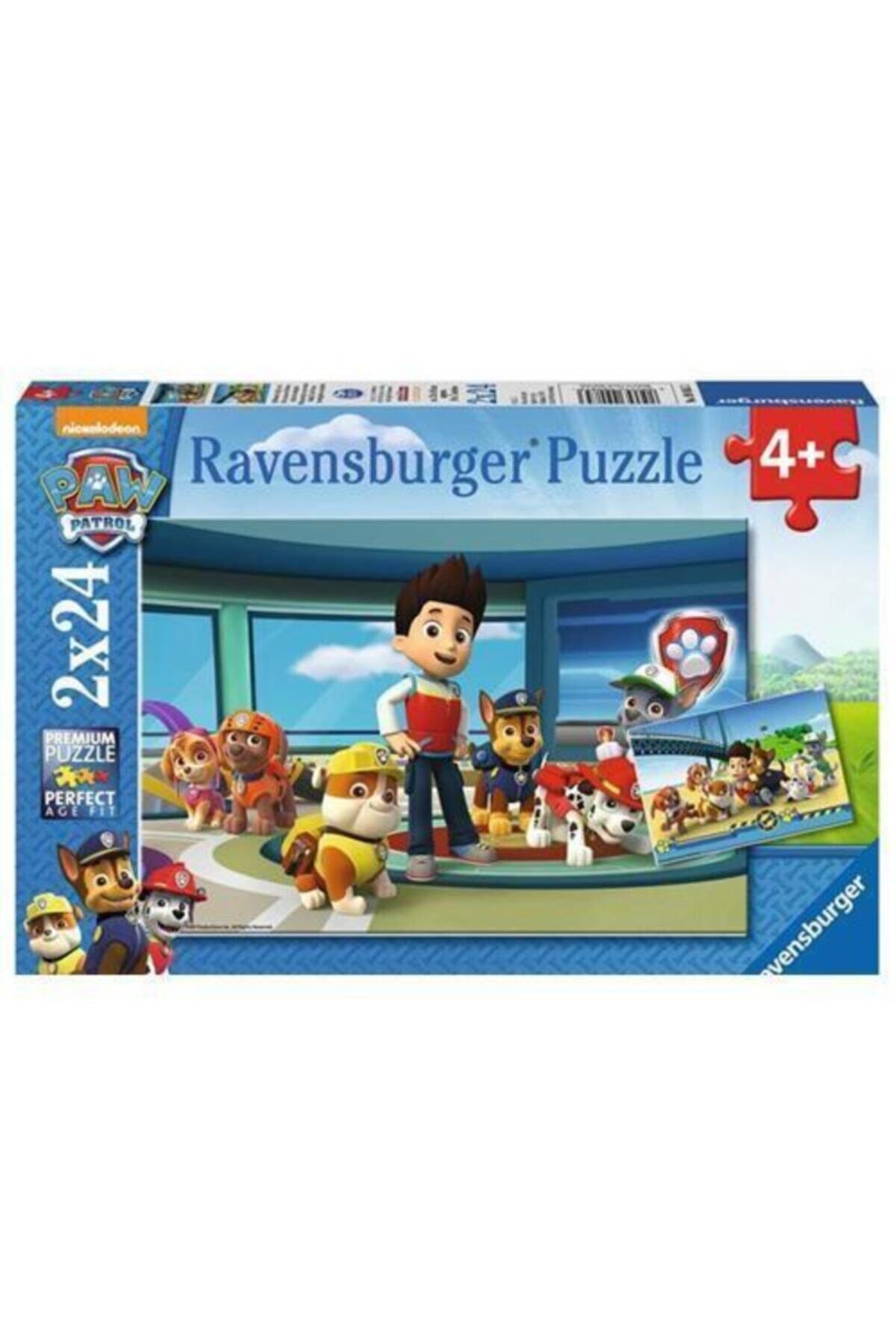 CRONDER 2x24 Parça Paw Patrol Dedektifler Çocuk Puzzle 090853
