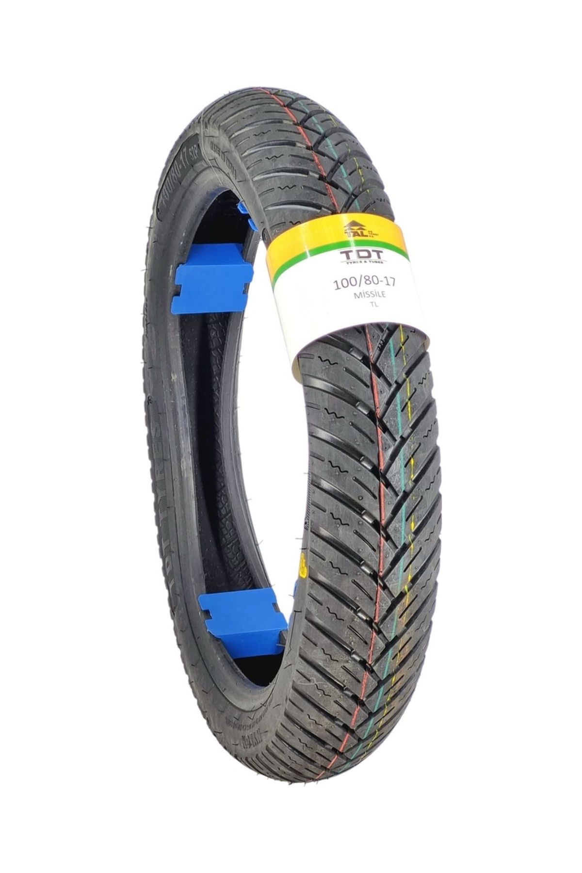 TDT TYRES Bajaj Pulsar, Honda CBF, Kawasaki 100/80-17 Tl Dubleks Lastik