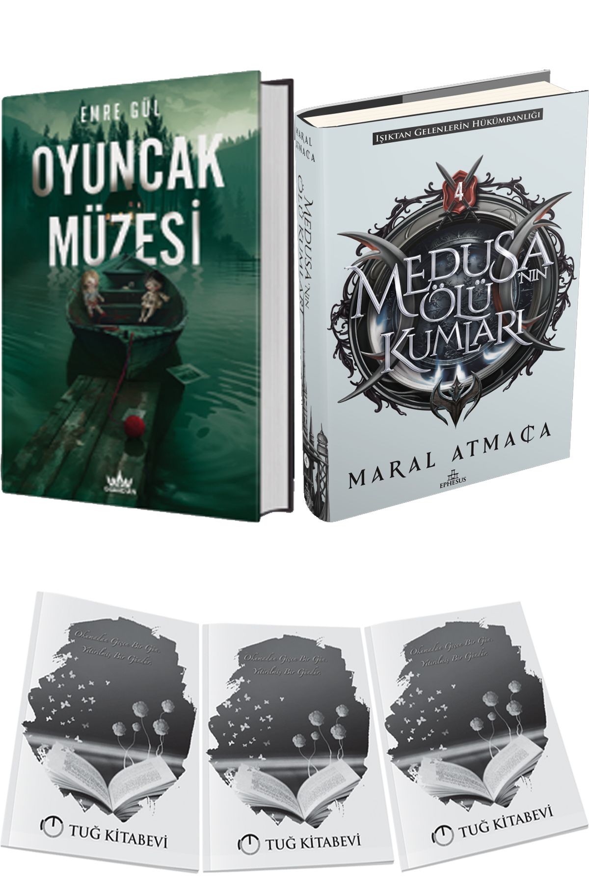 Ephesus Yayınları Oyuncak Müzesi Ciltli ve Medusanın Ölü Kumları 4 Ciltli + Hediyeli