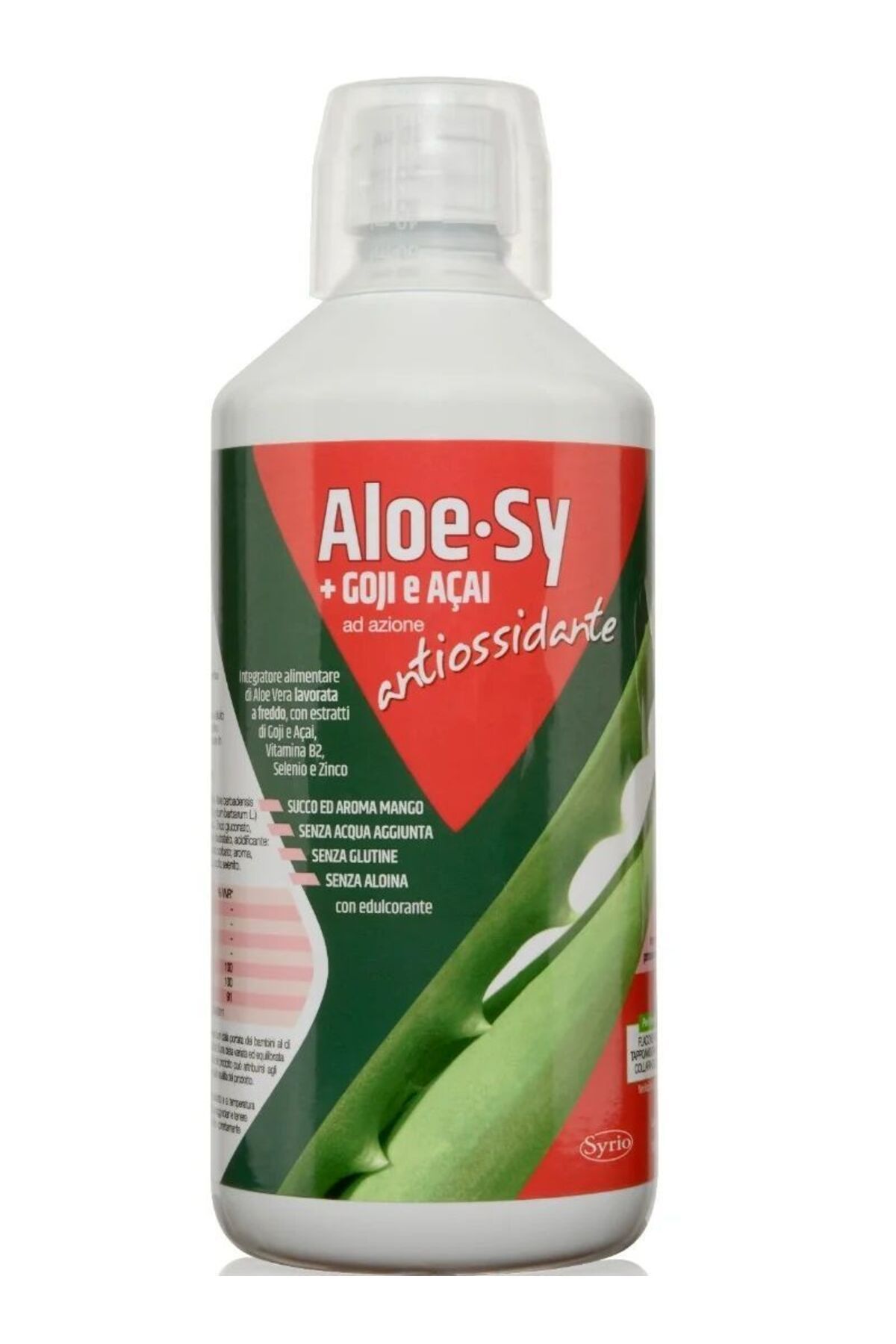 Syrio Aloe Vera Gel Sy Cu Goji Și Acai, Putere Antioxidanta, Syrio, 1000 Ml - One Size