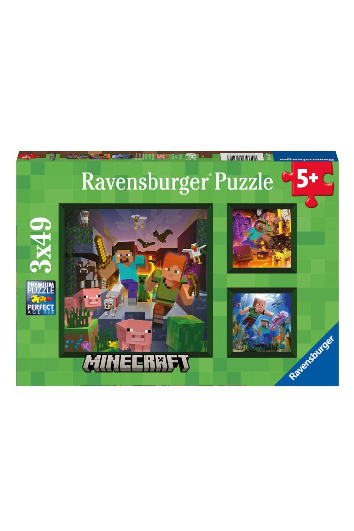 CRONDER 3x49 Parça Puzzle Minecraft 056217