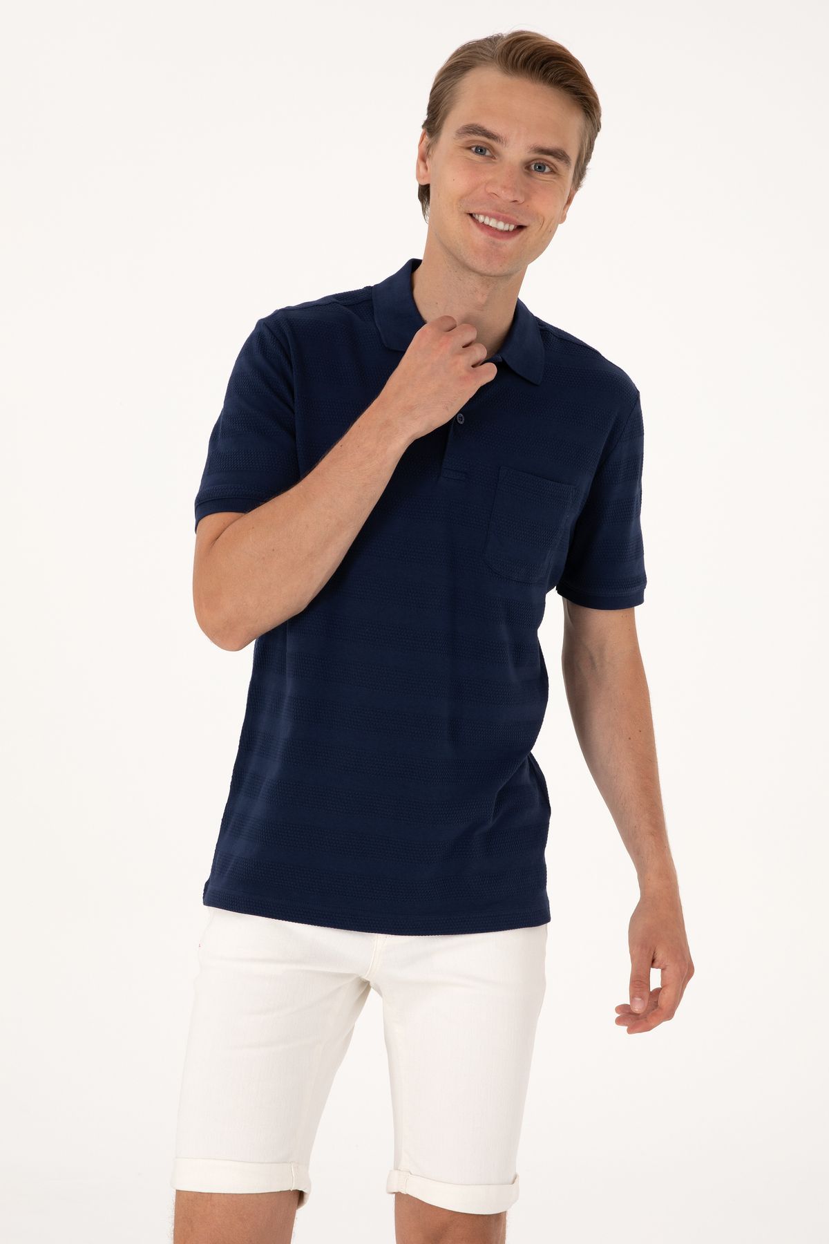 U.S. Polo Assn. Erkek Lacivert Tişört 50300128-VR033
