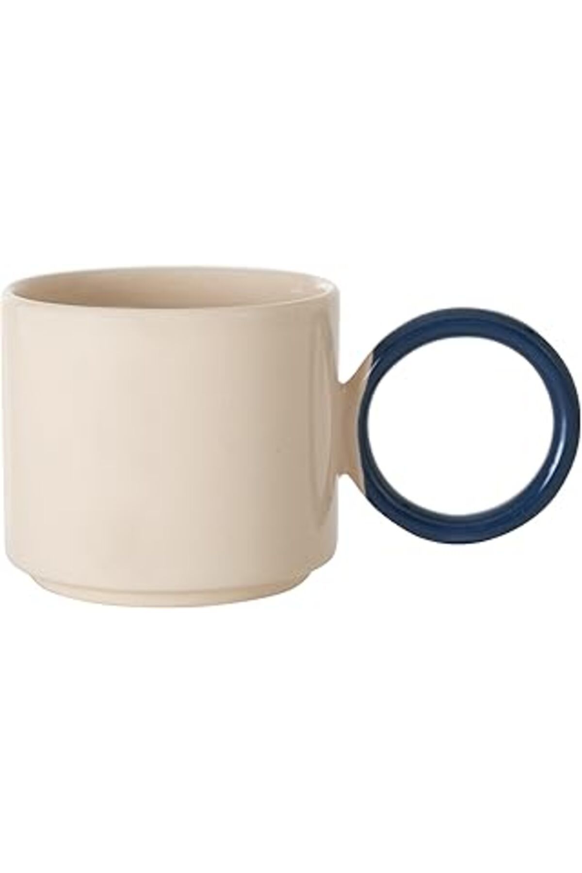 Mu Art Ahşap Concept Toledo Mavi Kulplu Mug 184 Cc