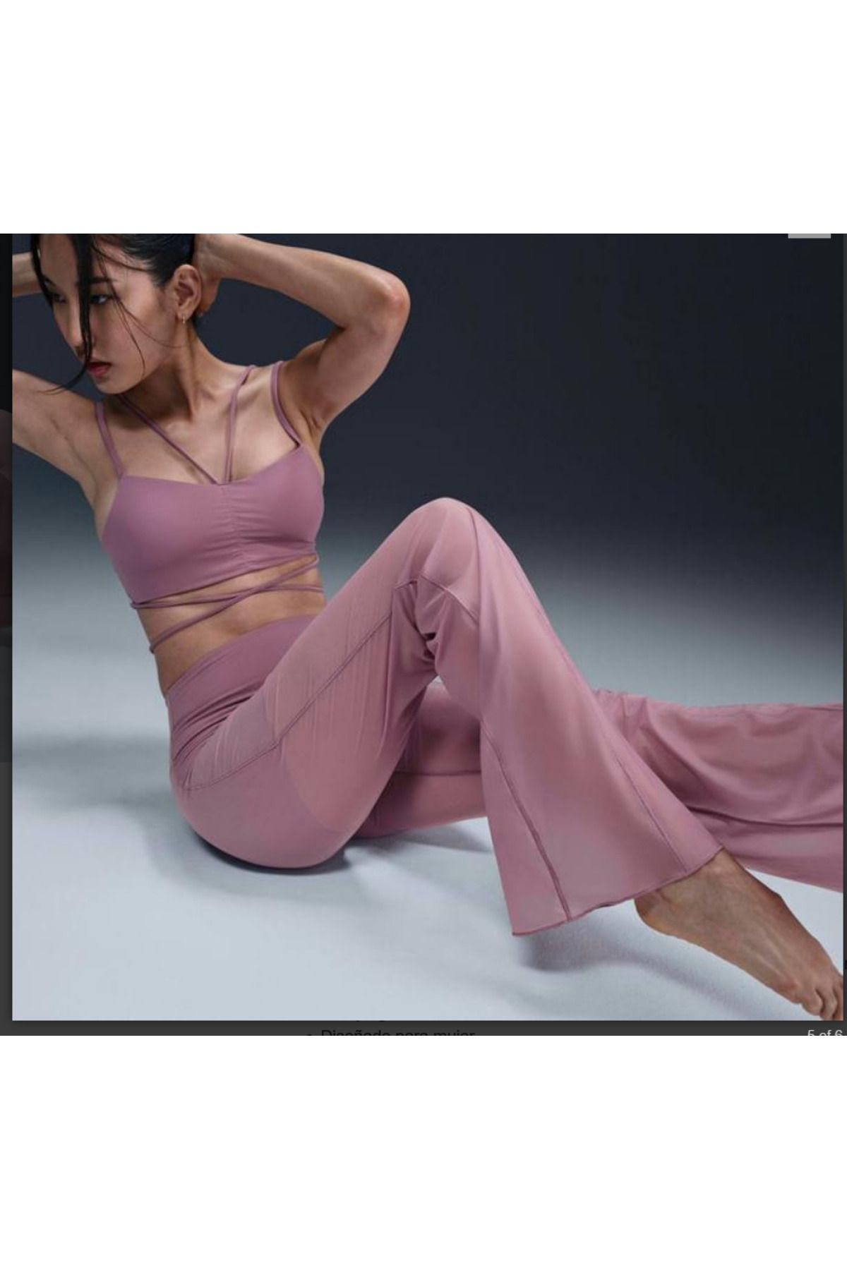Nike Dri-Fit Zenvy High Waist Sheer Training şeffaf Kadın Pantolon