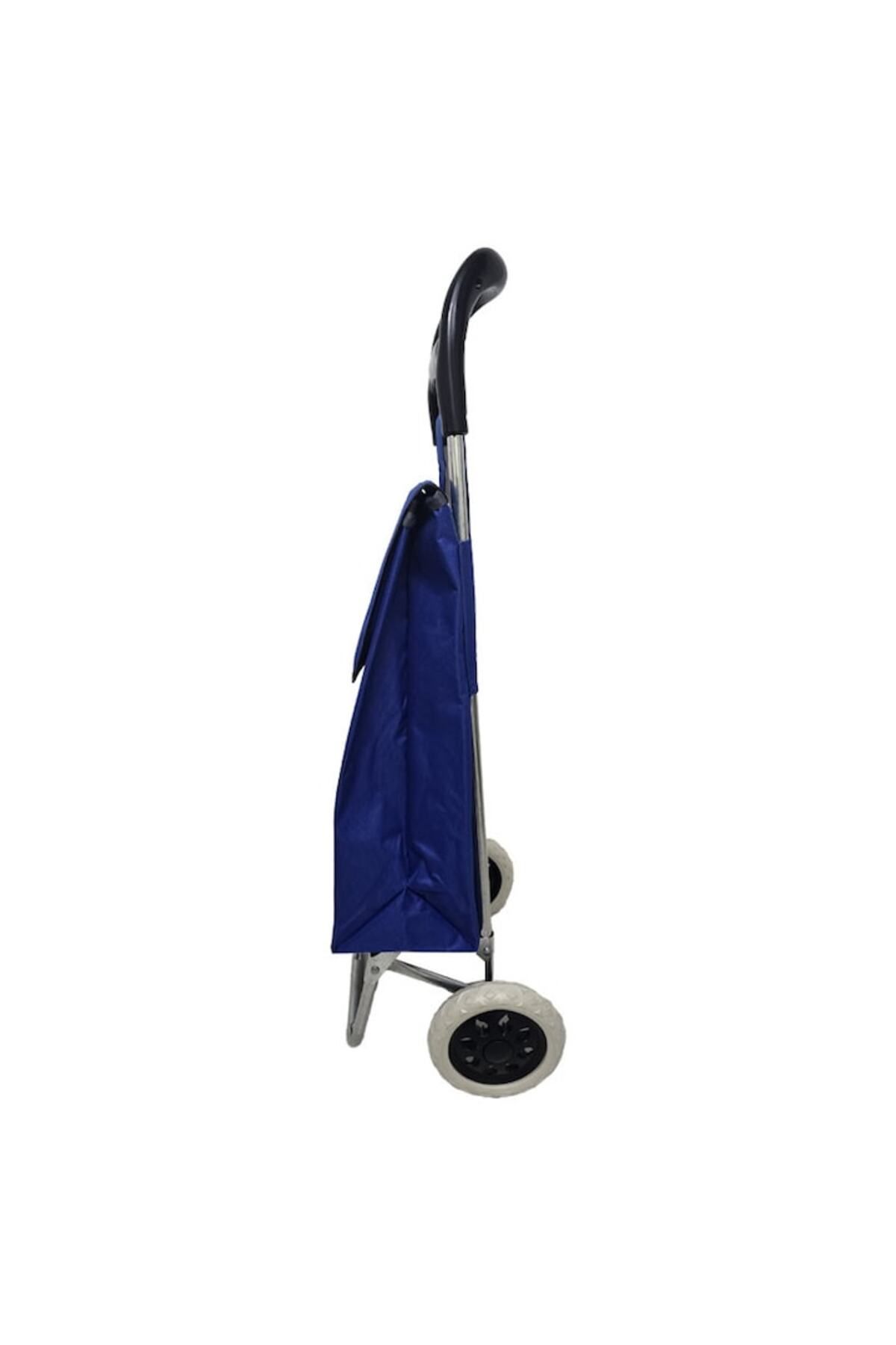 NEXTLY-Carucior cumparaturi NEXTLY pentru piata, material rezistent, 37l, 91x30cm, albastru 3