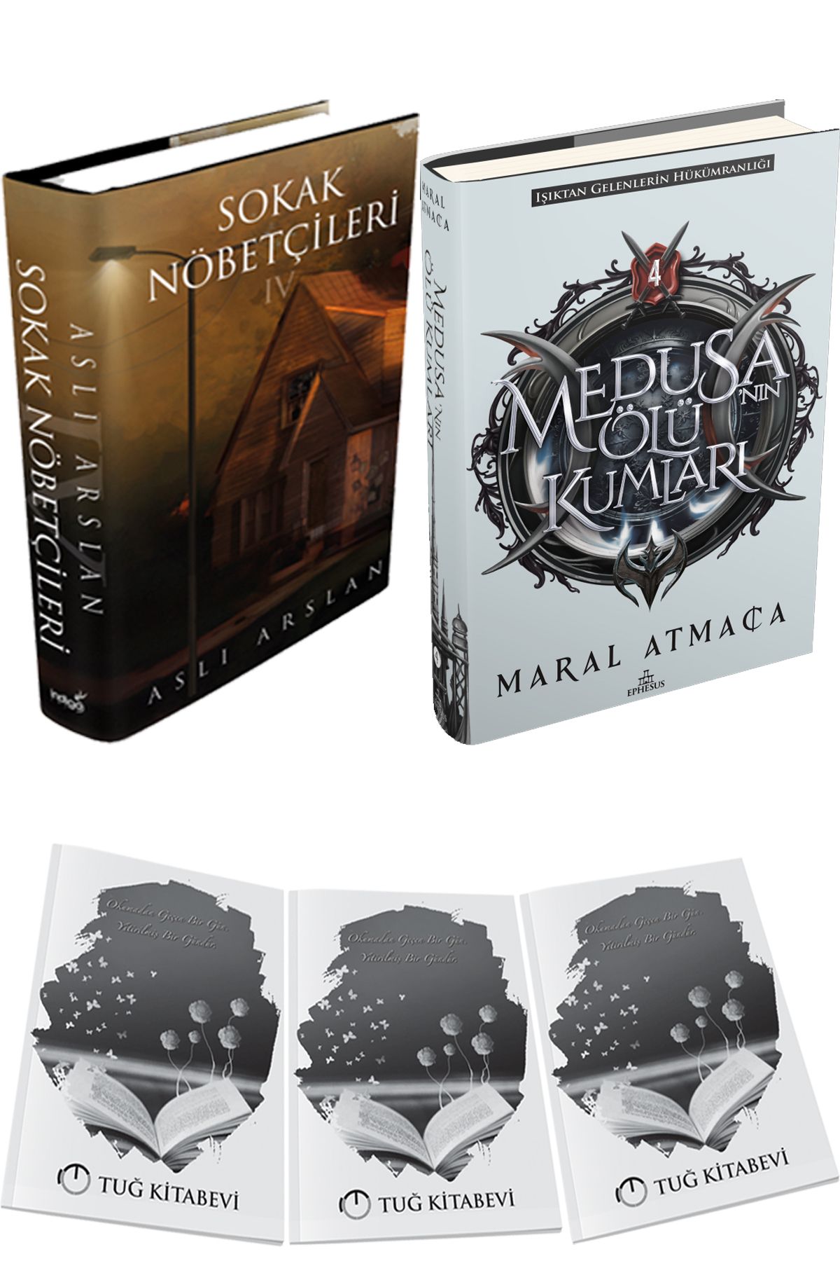 İndigo Kitap Sokak Nöbetçileri 4 Ciltli ve Medusanın Ölü Kumları 4 Ciltli + Hediyeli