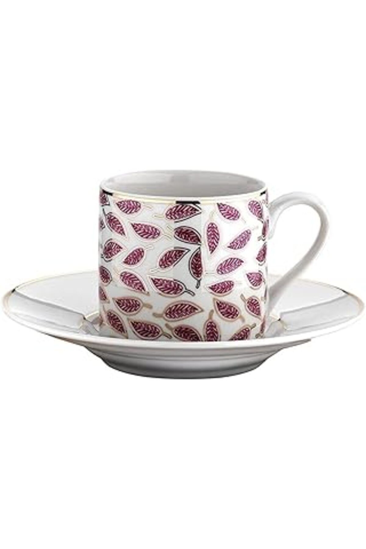 Mu Art Ahşap Porselen Rüya Desenli Kahve Fincan Takımı, 90 Ml