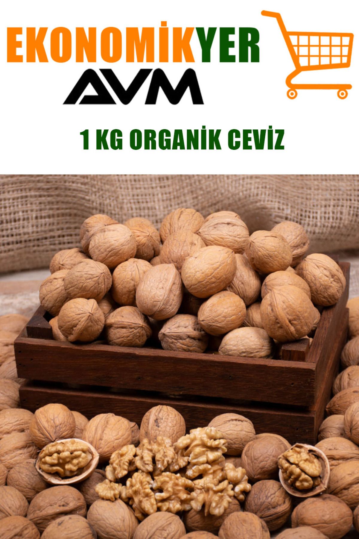 CEVİZ EKONOMİKYER AVM 1 KG DOĞAL ORGANİK CEVİZ