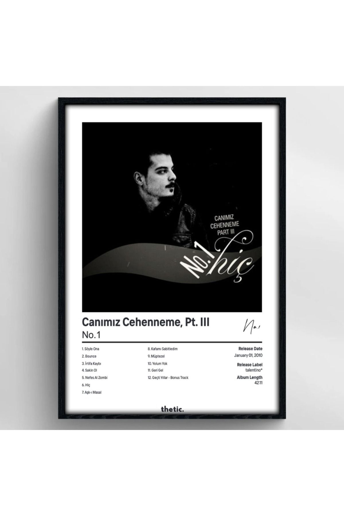 Thetic No.1 - CANIMIZ CEHENNEME PT III Albüm Koleksiyonu