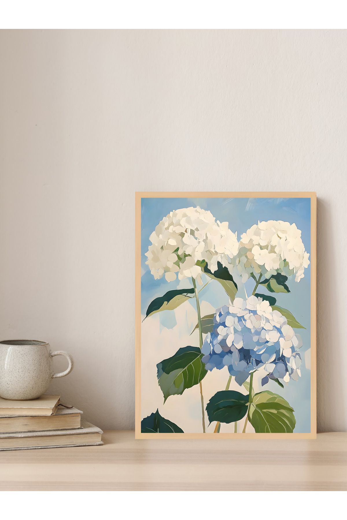 Tuba Decor Tek parça Ahşap Çerçeve Görünümlü MDF Tablo