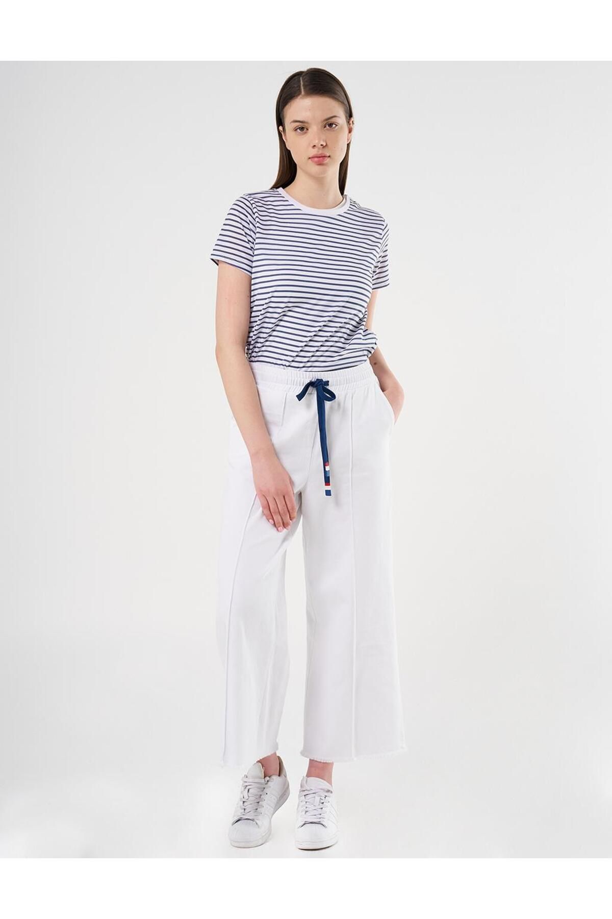 Kayra Bağcıklı Marine Fit Denim Pantolon 79023-25