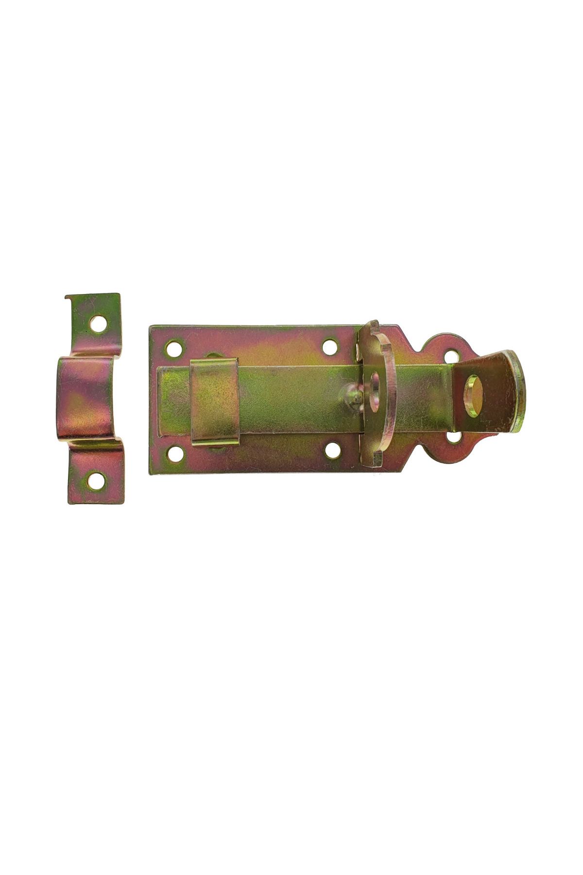 OEM-Zavor aplicat, cu tija plata si orificii blocare, zincat, 100 mm 3