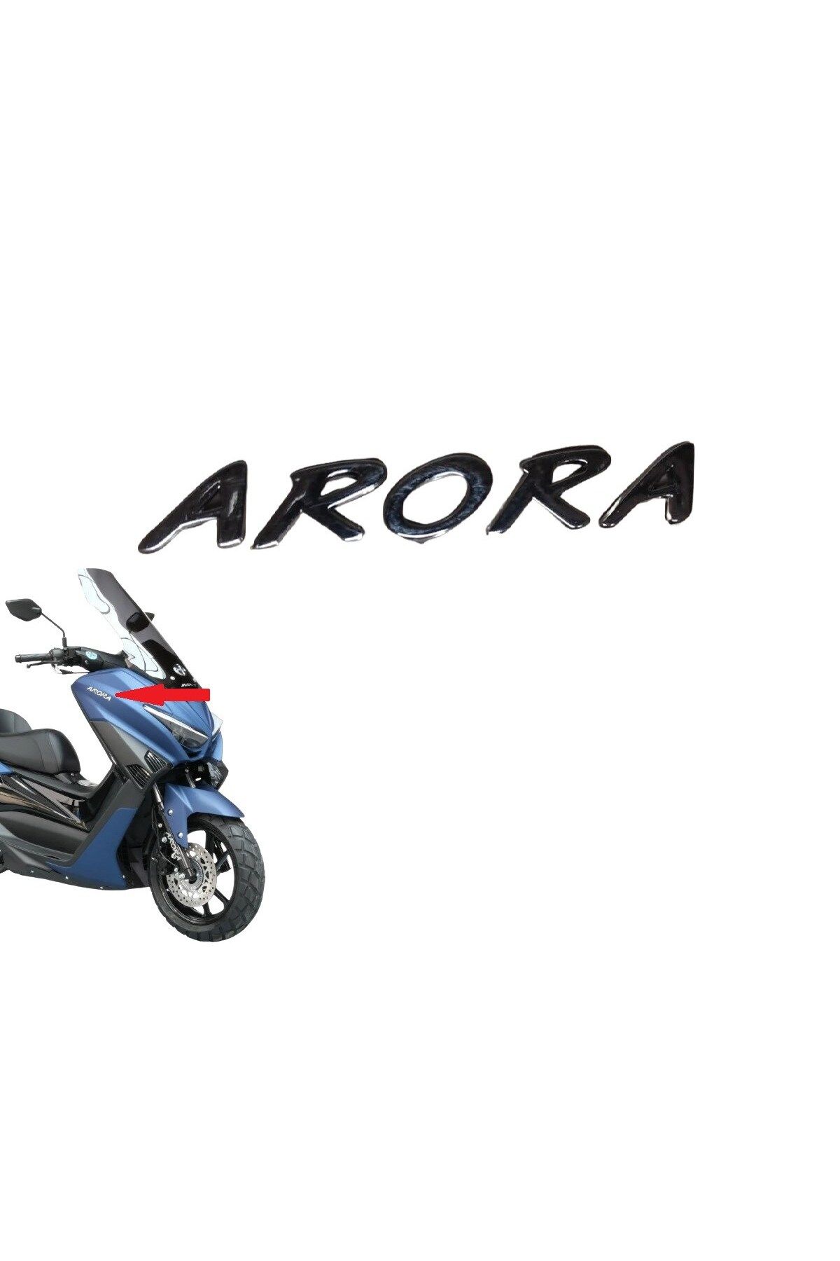 Arora Max-T 125 / Max-T Easy Yan Panel Arora Yazısı TEK