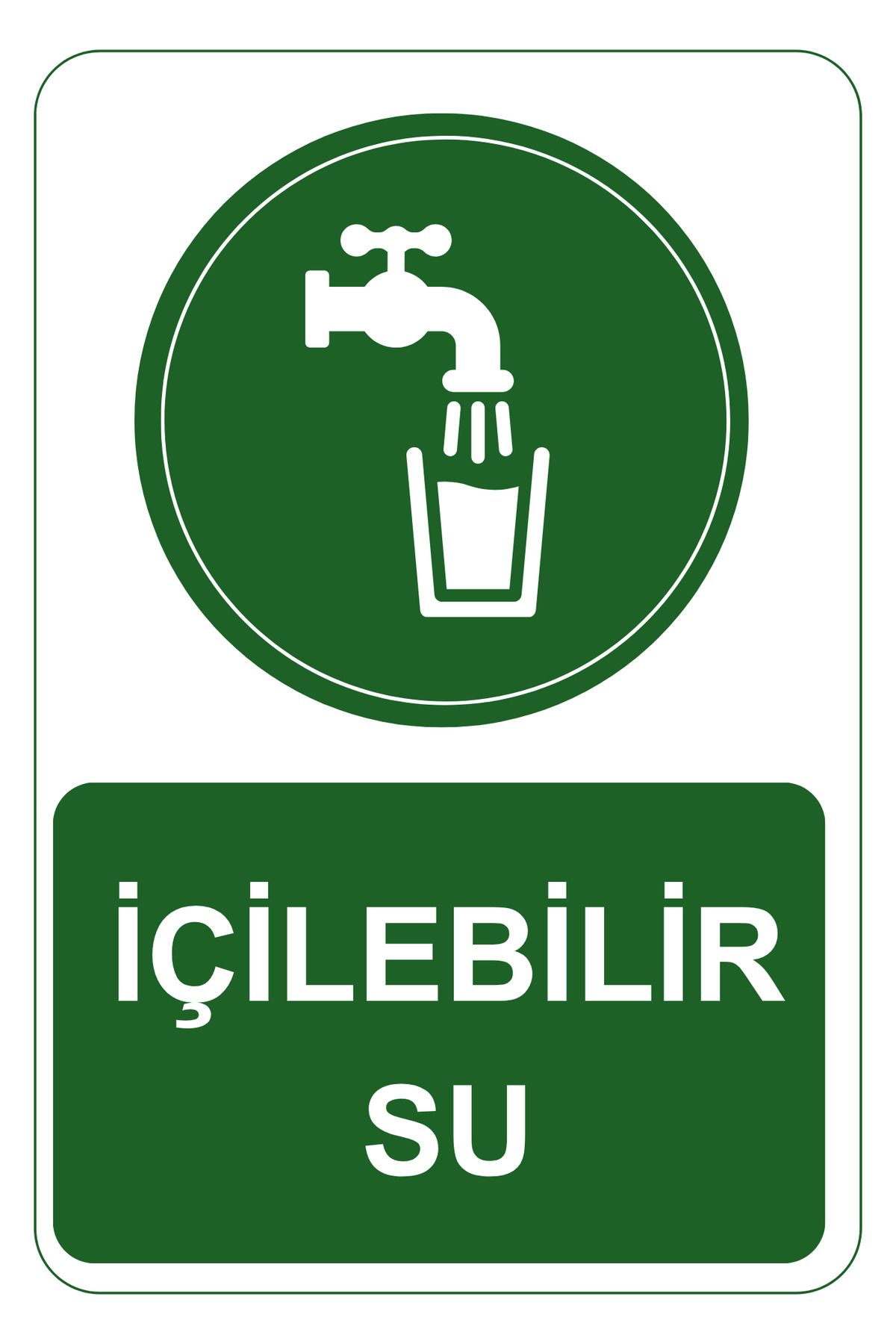 Girl Power 35X50 İçilebilir Su 3 mm Dekota Üzerine Folyo Baskı Uyarı Levhası