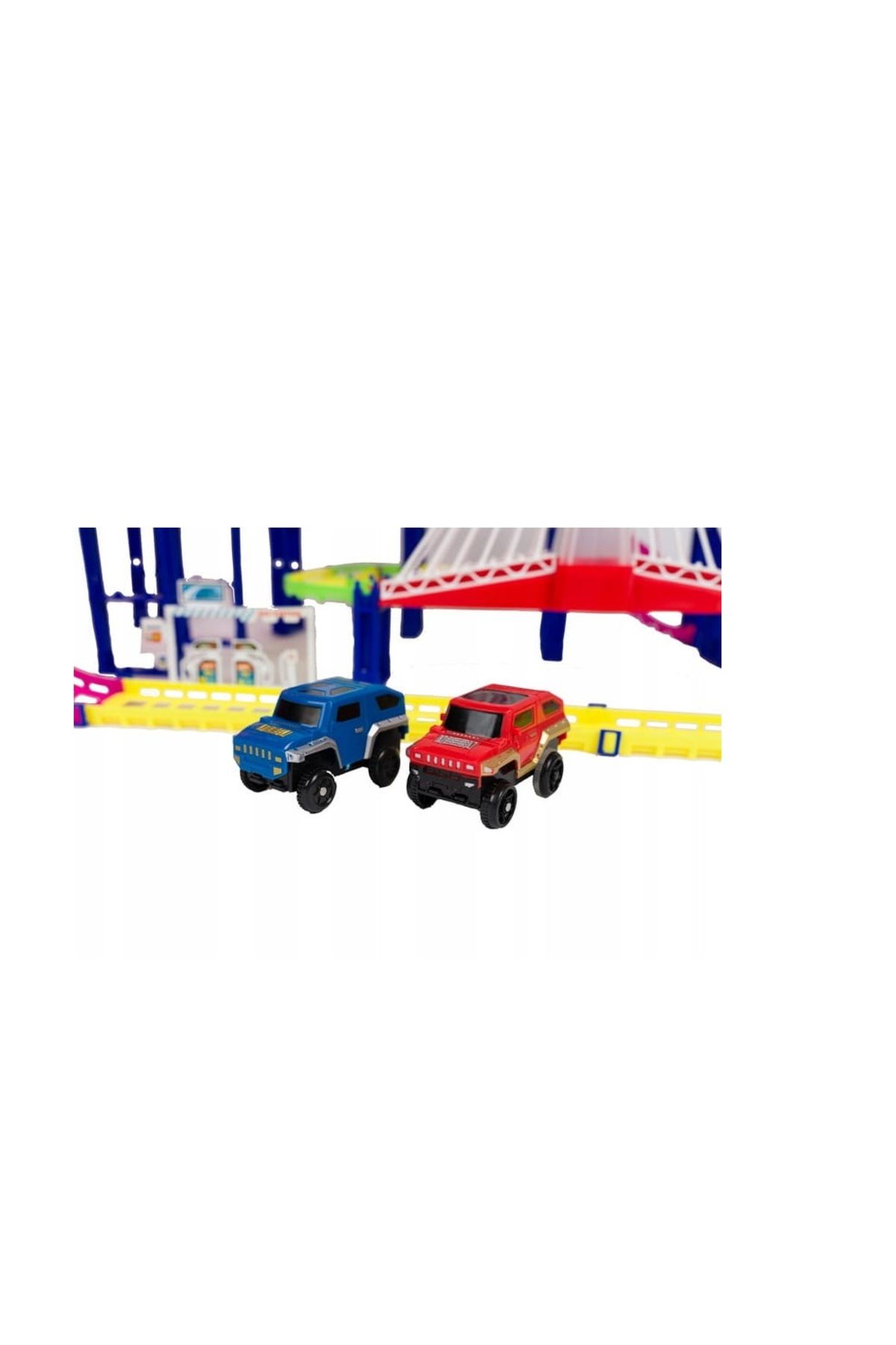 ideal STORE-Set pista cu 2 masinute URBAN RAIL idealSTORE, Dimensiuni 30,5 x 87 x 43 cm, Include 193 de elemente 4