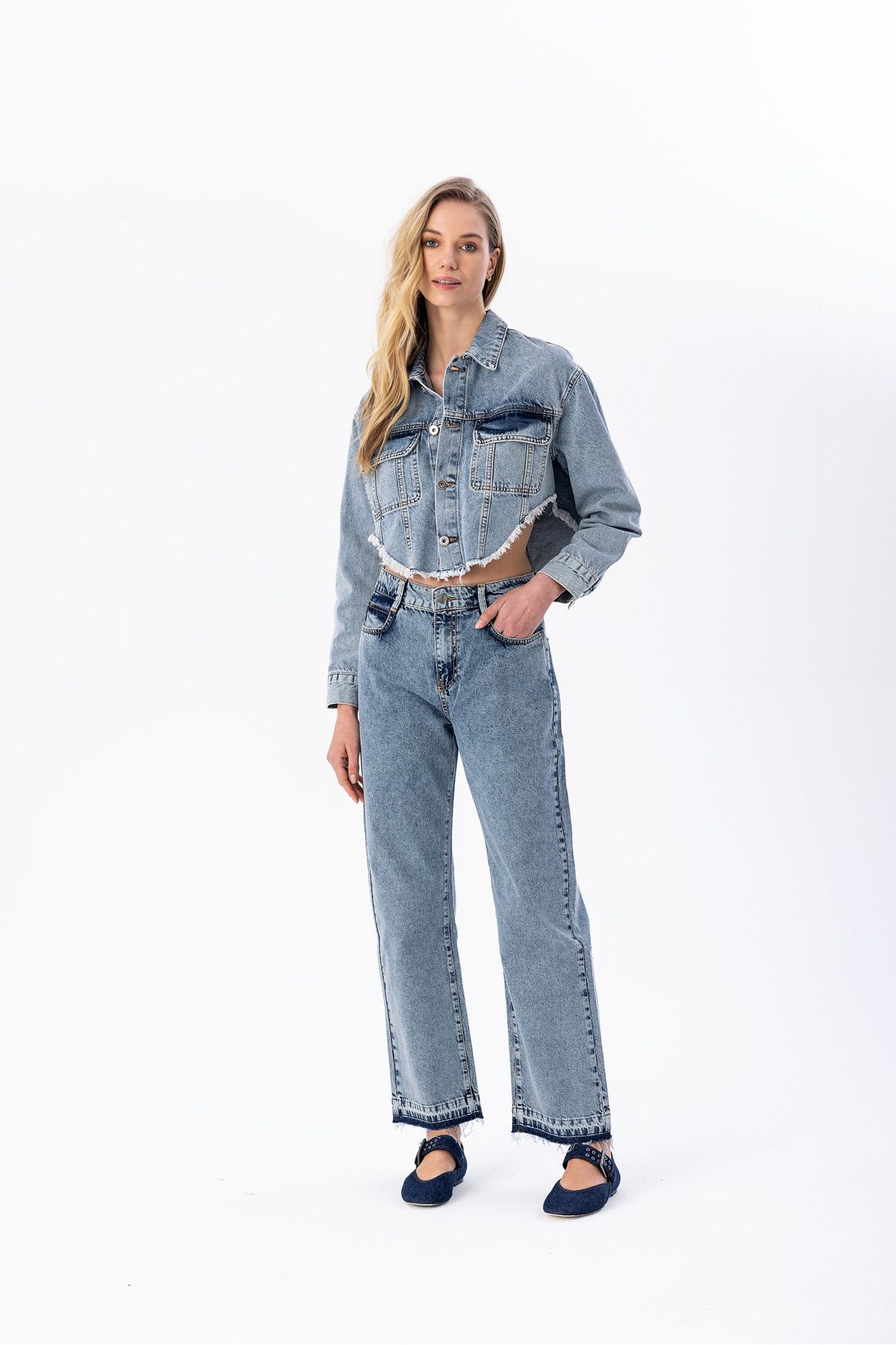 Berr-ın Denim Pantolon Mavi