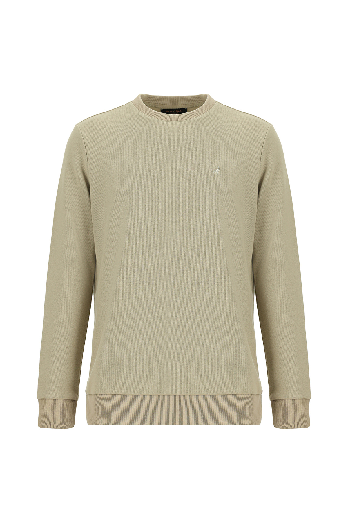 کیگیلی سویشرت نخی دوزی شده یقه گرد معمولی