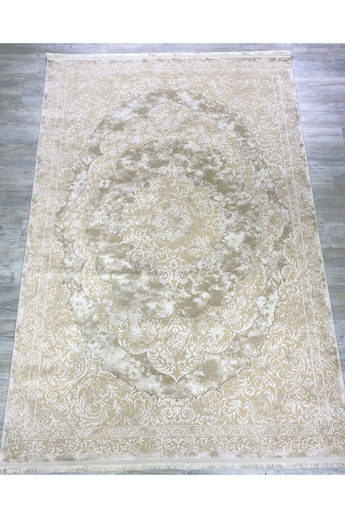 Home TÜRKERİ, TRUVA İPEKSİ YÜN TUŞELİ TRİKO AKRİLİK OTURMA ODASI VE SALON HALISI