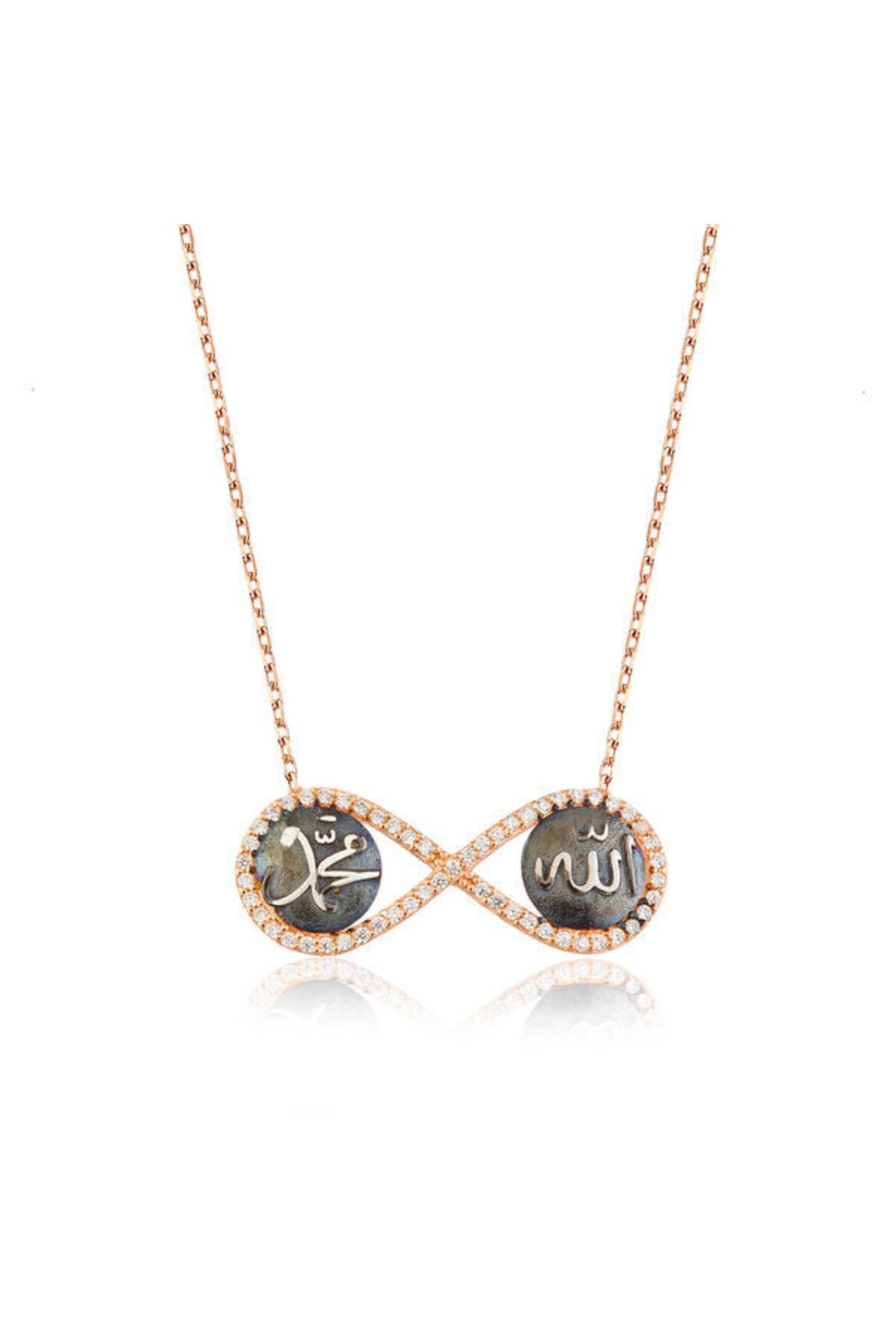 shop Allah Muhammet Yazan Sonsuzluk 925 Ayar Gümüş Kolye