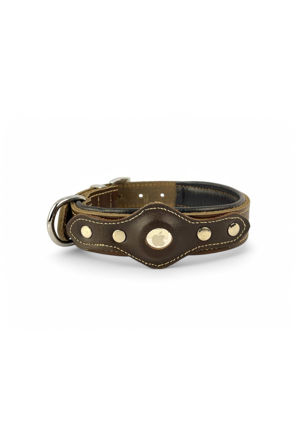 Canini Collar Hakiki Klasik Deri AirTag Uyumlu Köpek Tasması – Dayanıklı, Konforlu ve Şık Tasarım